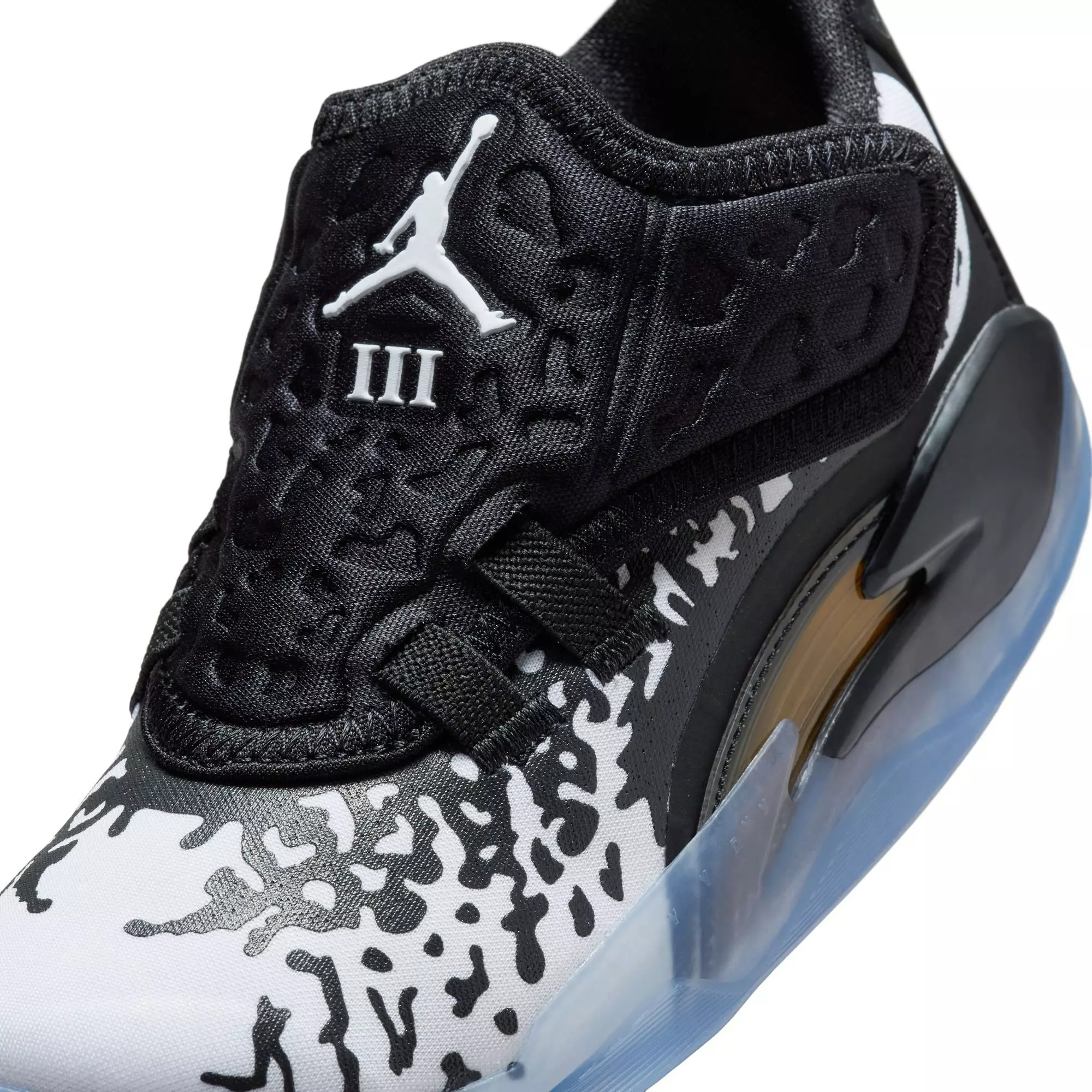 Jordan Zion 3 "Black/White" Preschool Kids' Basketball Shoe - BLACK/WHITE/LASER ORANGE