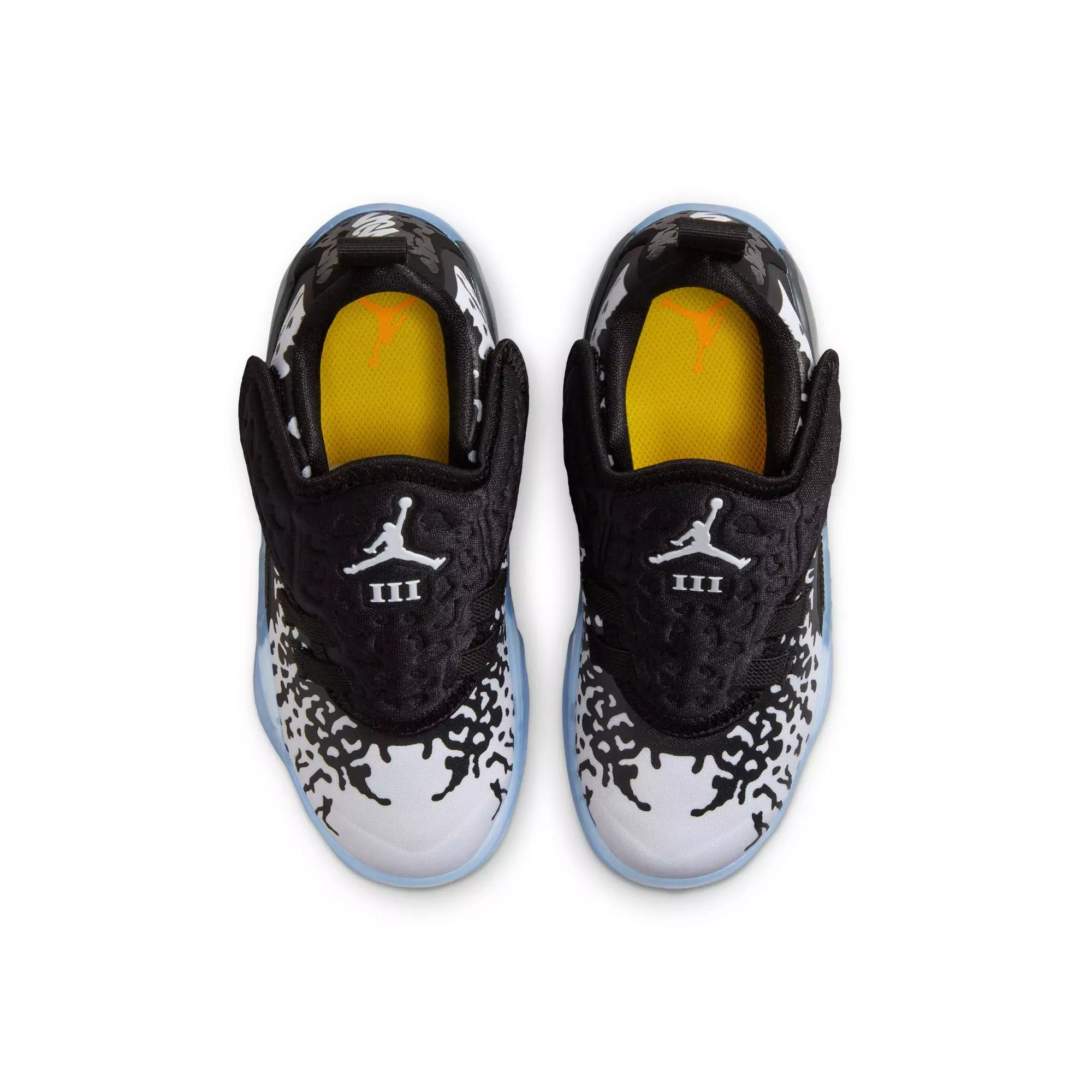 Jordan Zion 3 "Black/White" Preschool Kids' Basketball Shoe - BLACK/WHITE/LASER ORANGE