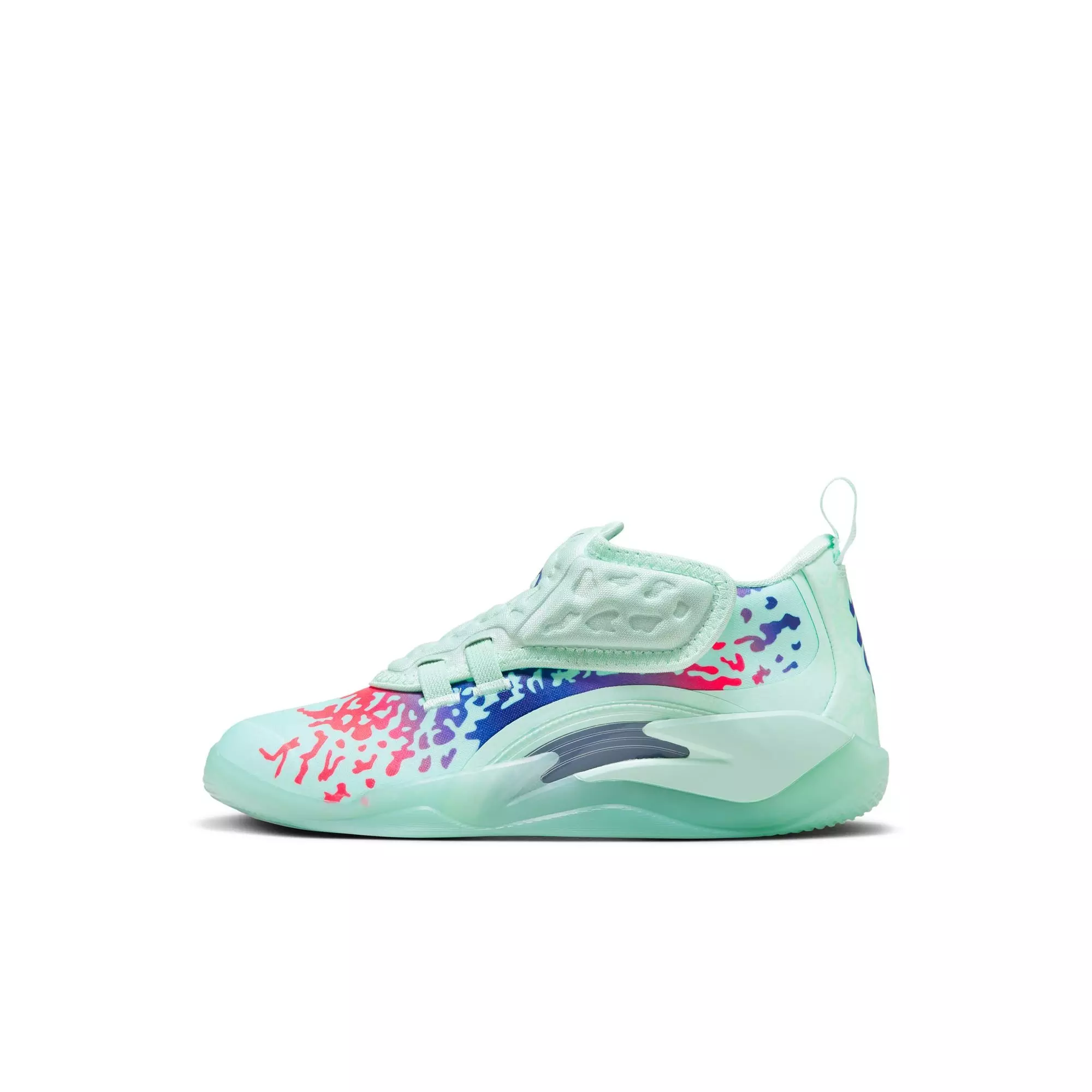 Jordan Zion 3 "Mud, Sweat, Tears" Preschool Kids' Basketball Shoe - MINT FOAM/CONCORD/PSYCHIC PURPLE