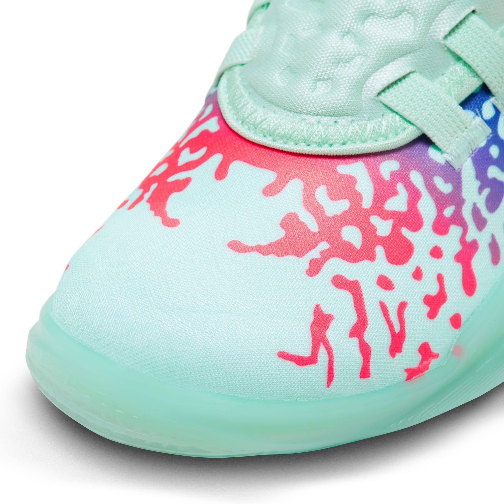 Jordan Zion 3 "Mud, Sweat, Tears" Preschool Kids' Basketball Shoe - MINT FOAM/CONCORD/PSYCHIC PURPLE Thumbnail View 4