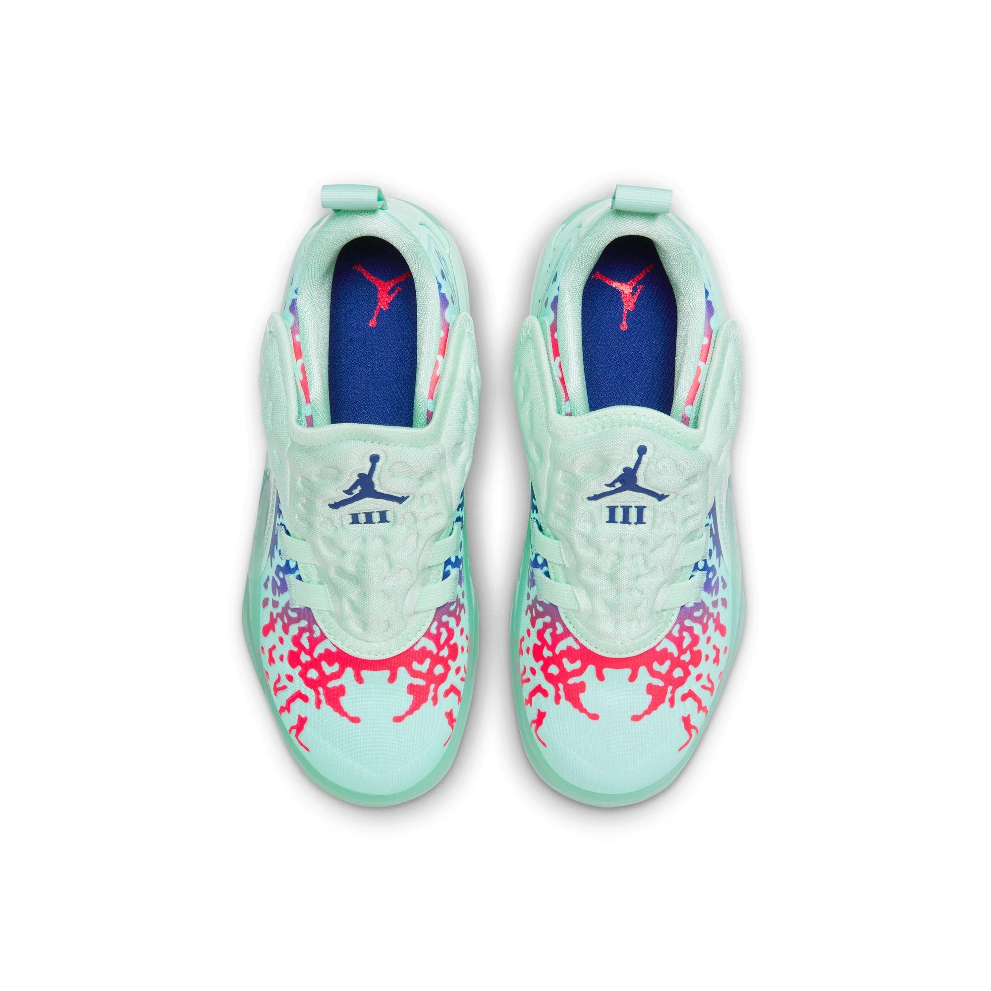 Jordan Zion 3 "Mud, Sweat, Tears" Preschool Kids' Basketball Shoe - MINT FOAM/CONCORD/PSYCHIC PURPLE Thumbnail View 11