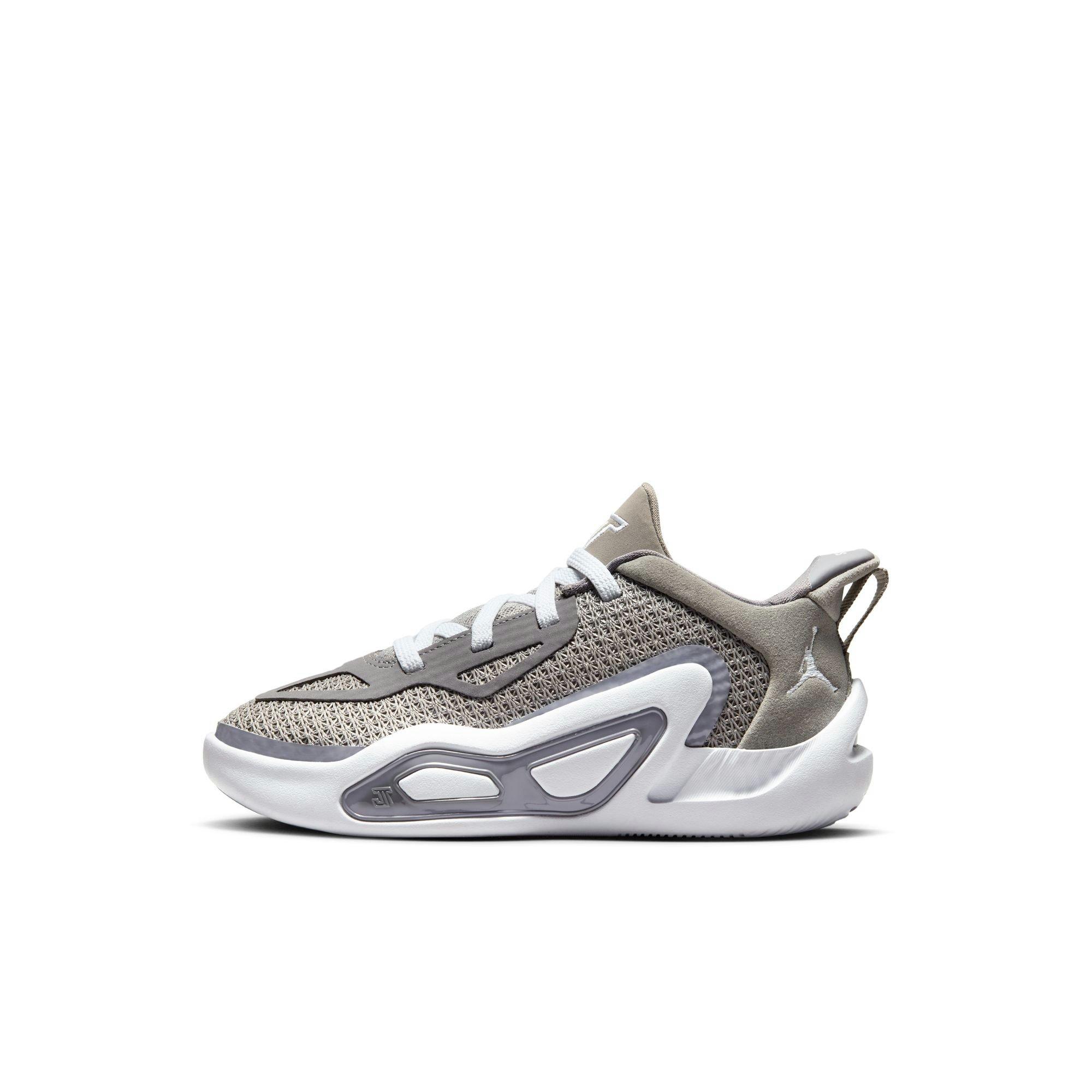Jordan Tatum 1 "Cool Grey" Preschool Kids' Basketball Shoe - MEDIUM GREY/WHITE/GUNSMOKE Thumbnail View 7