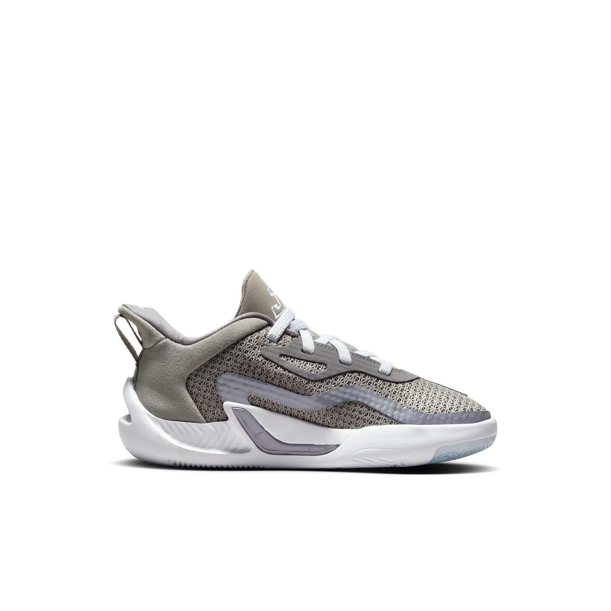 Jordan Tatum 1 "Cool Grey" Preschool Kids' Basketball Shoe - MEDIUM GREY/WHITE/GUNSMOKE Thumbnail View 2