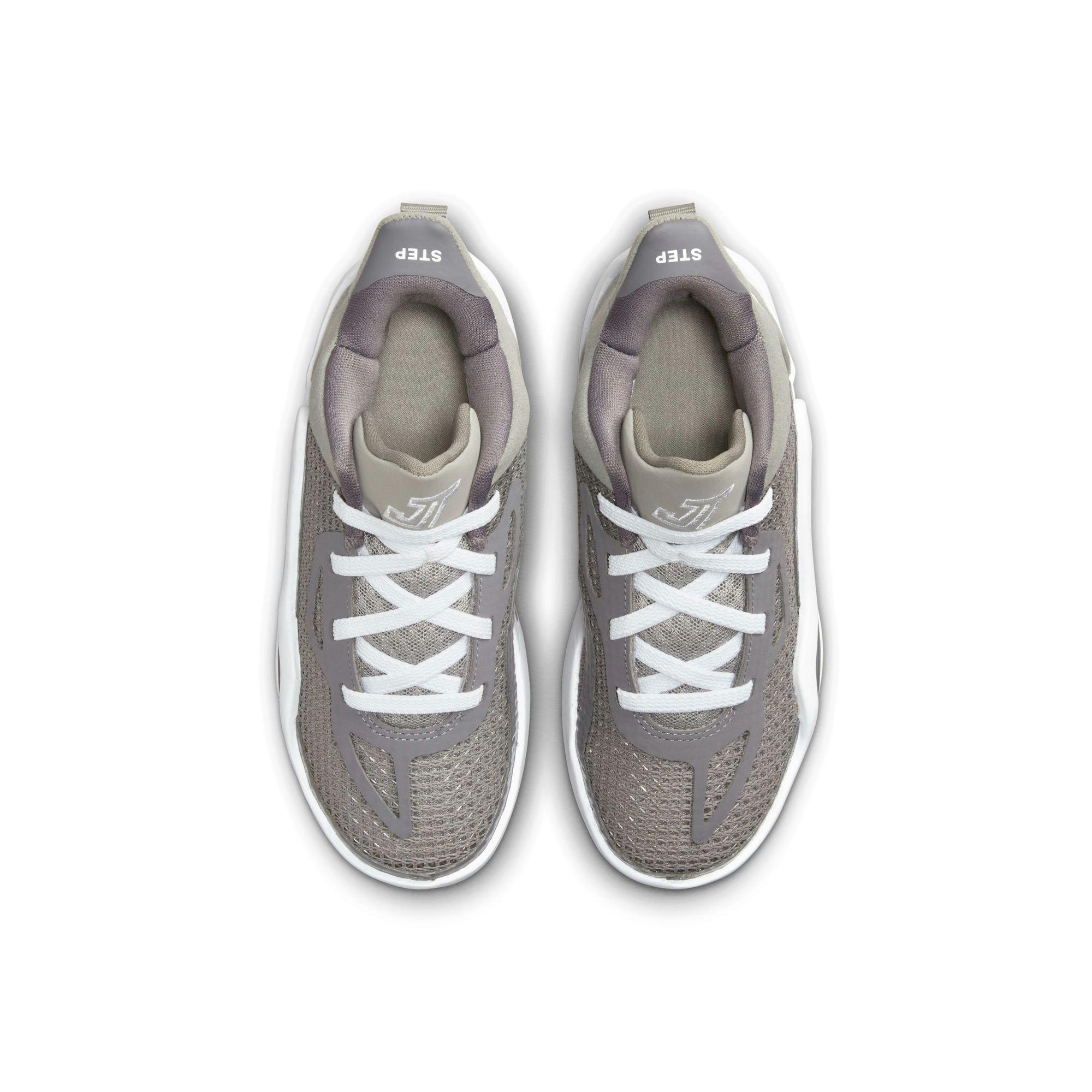 Jordan Tatum 1 "Cool Grey" Preschool Kids' Basketball Shoe - MEDIUM GREY/WHITE/GUNSMOKE Thumbnail View 10