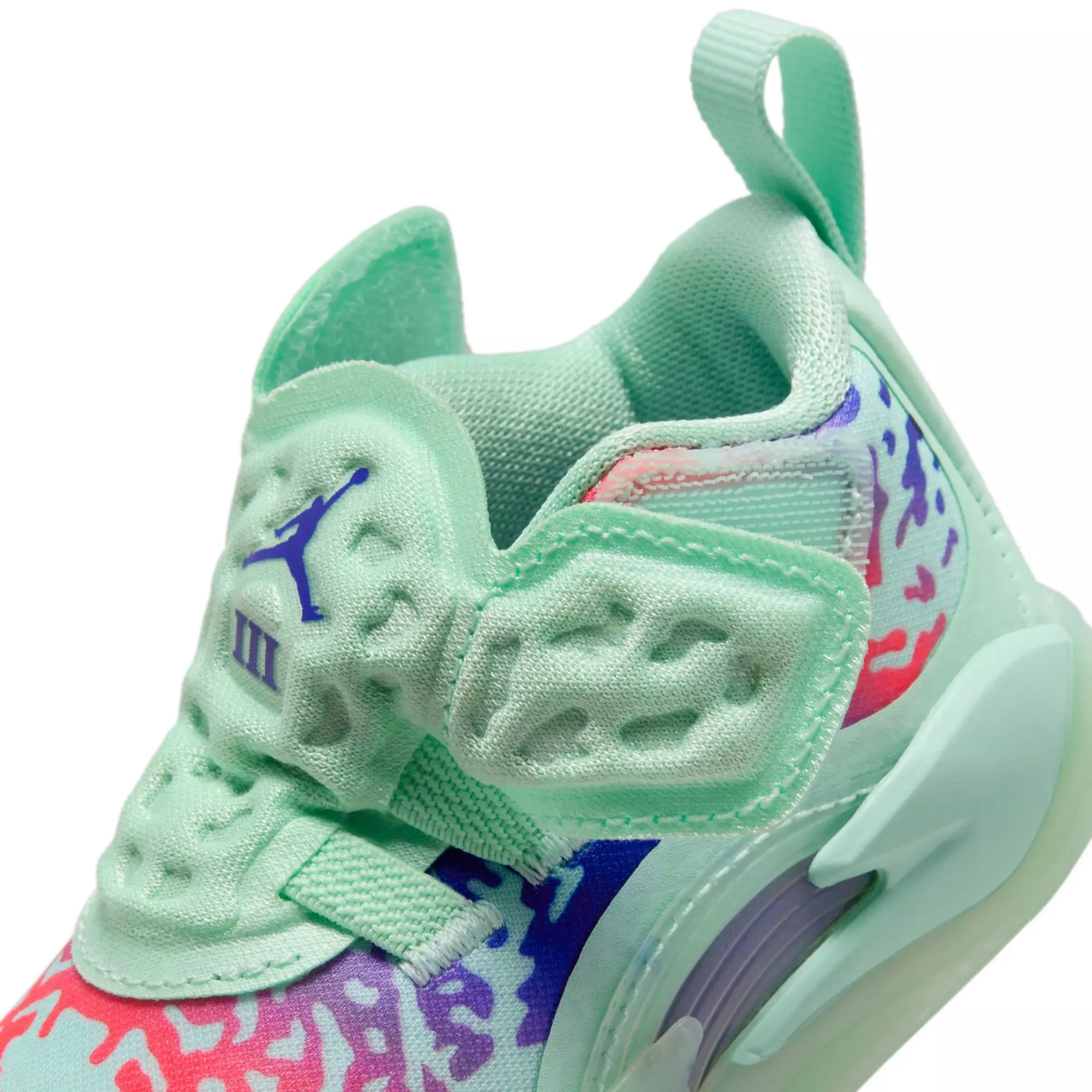 Jordan Zion 3 "Mud, Sweat, Tears" Toddler Kids' Basketball Shoe - MINT FOAM/CONCORD/PSYCHIC PURPLE