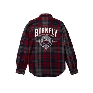 Born Fly Men's Flystar Plaid Woven Shirt