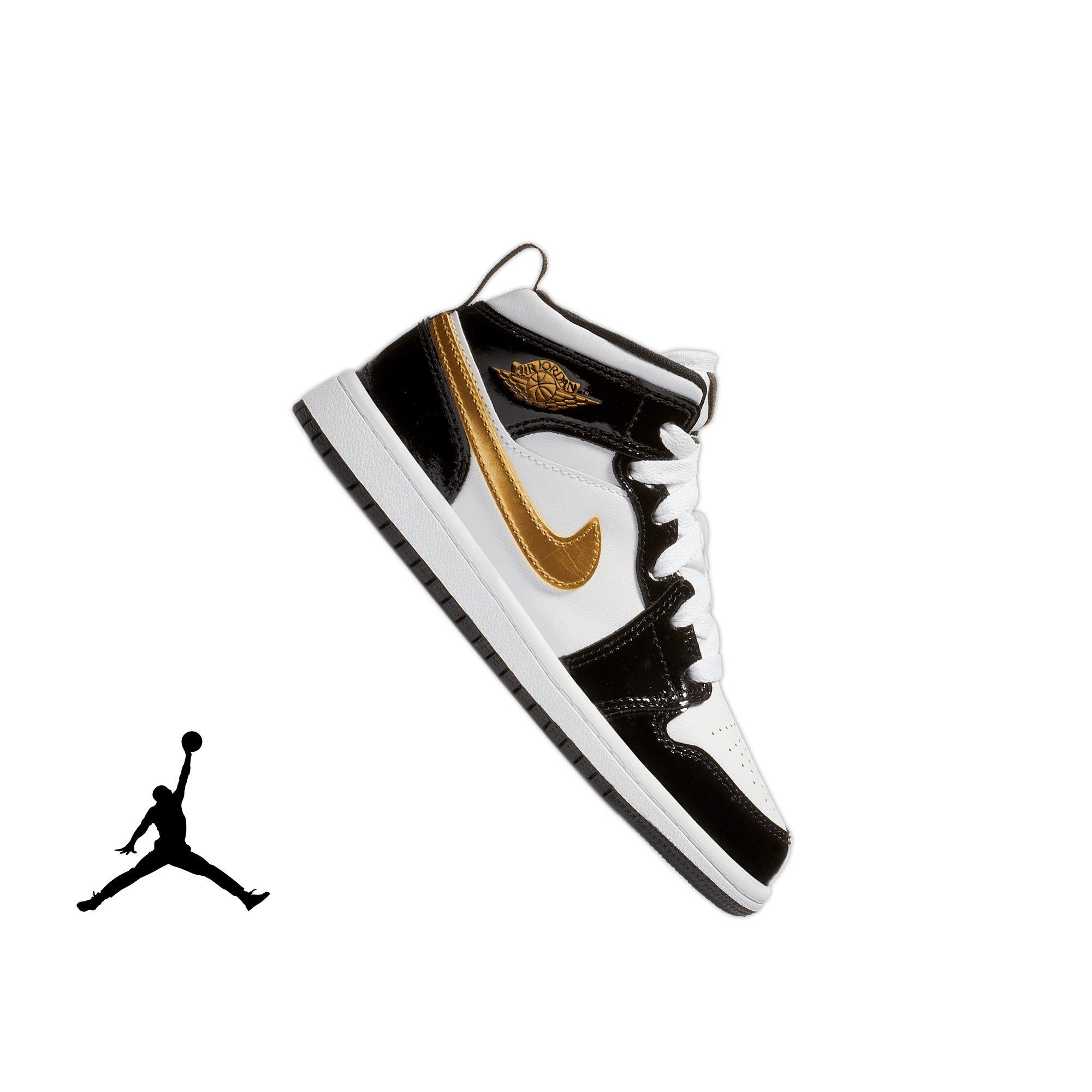 Aj1 black and on sale gold