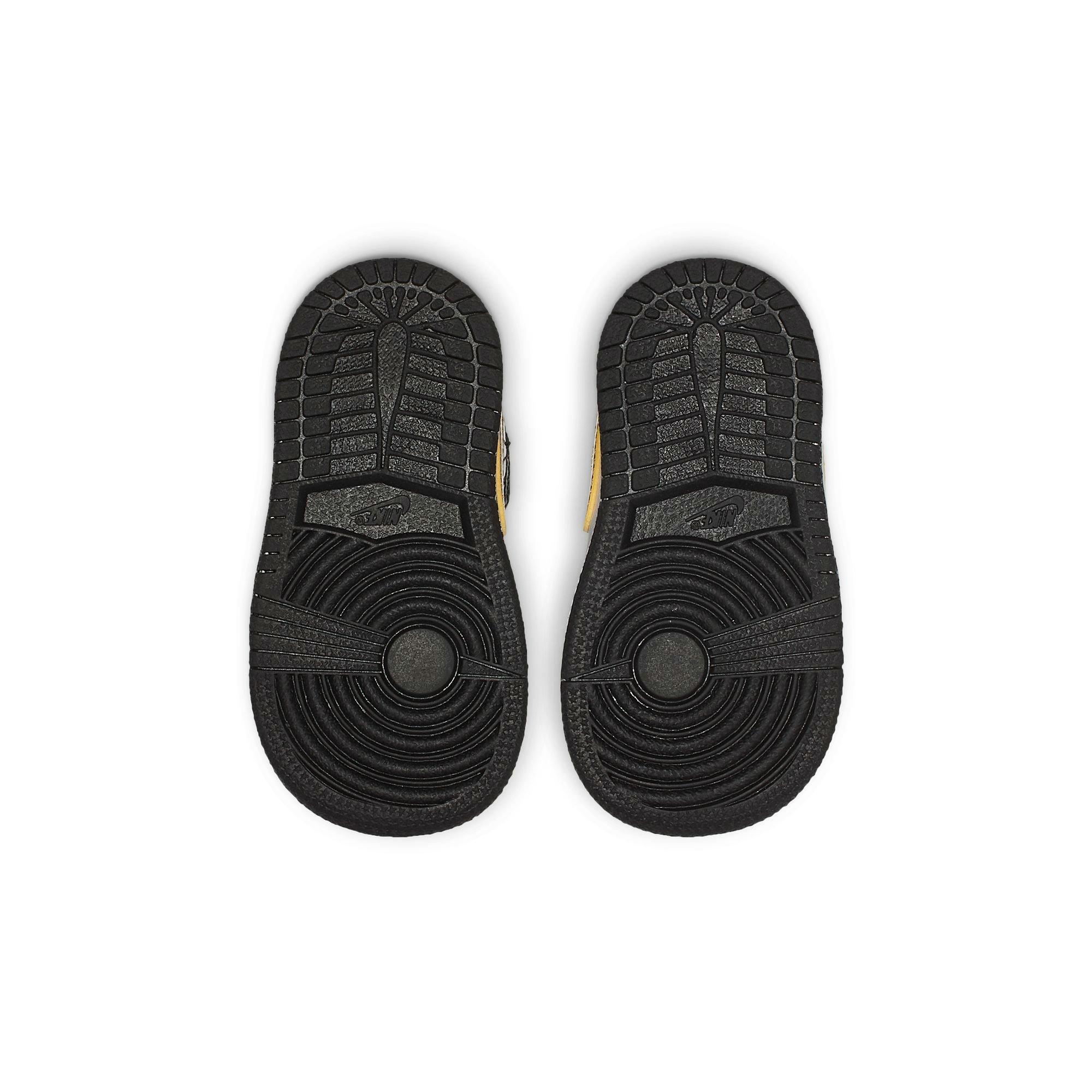 Jordan 1 Mid SE Toddler Kids' "Black Gold" Shoe