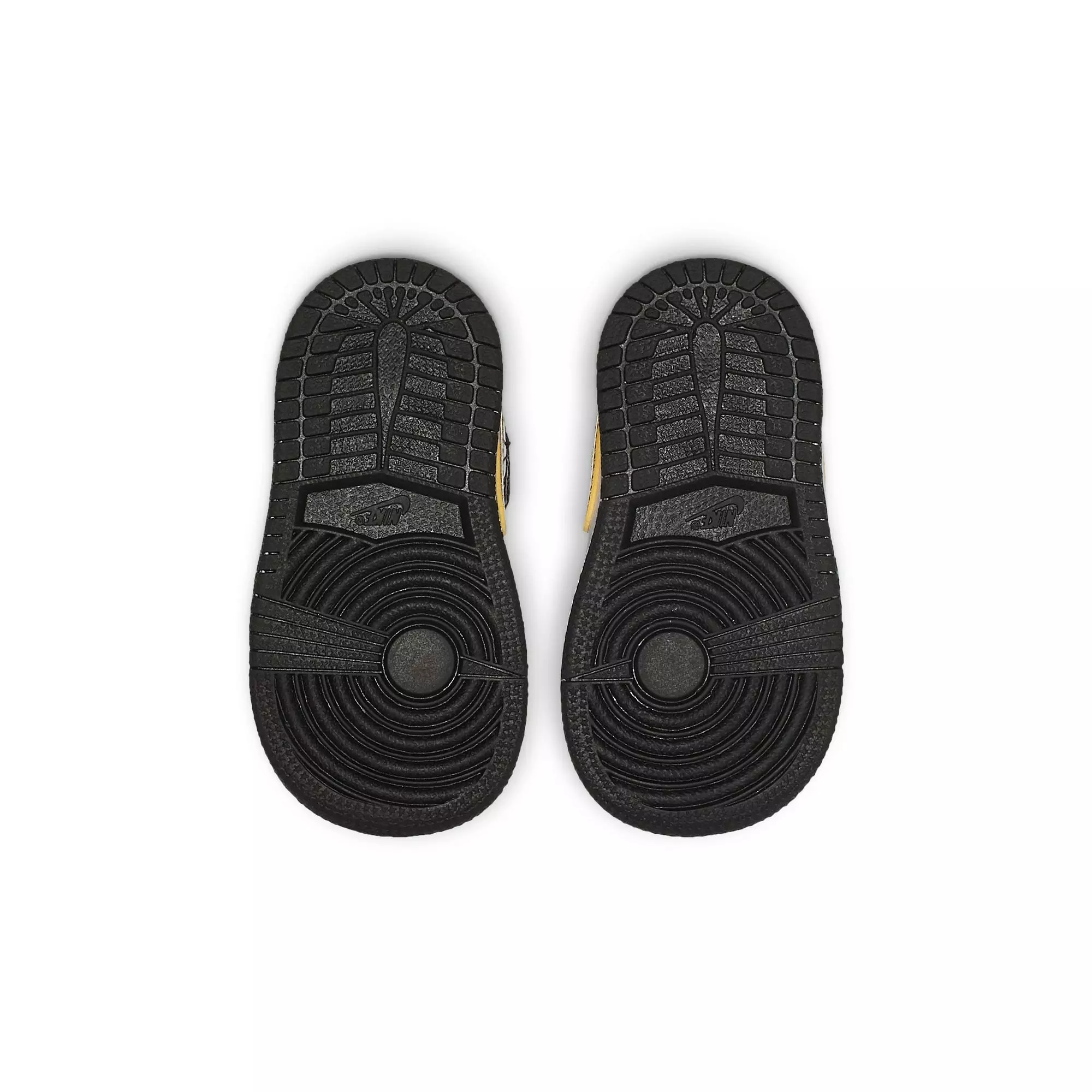 Jordan 1 Mid SE "Black Gold" Toddler Kids' Shoe - BLACK/METALLIC GOLD/WHITE