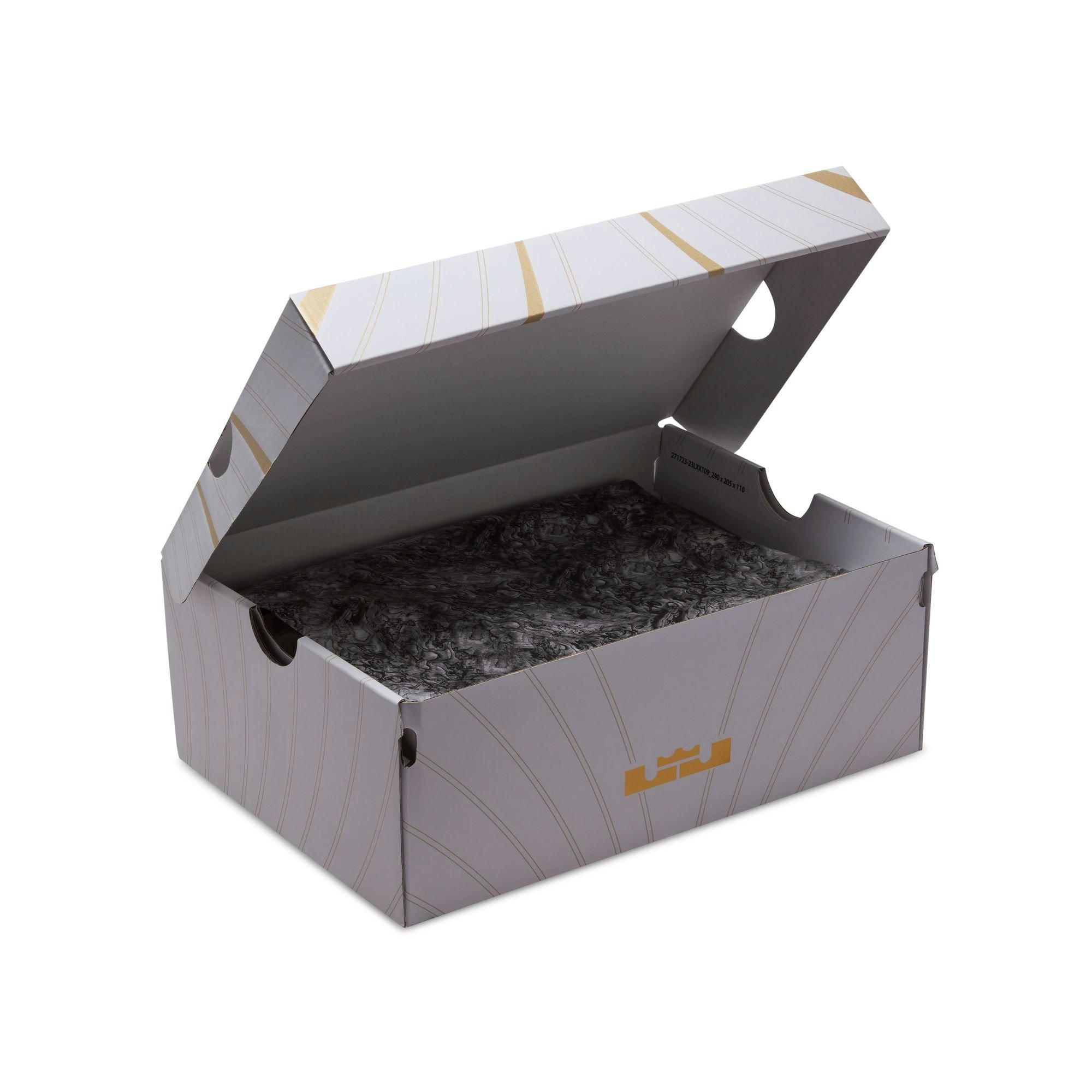 Nike LeBron XXI "James Theater" Grade School Kids' Basketball Shoe -  UNIVERSITY RED/IVORY/BORDEAUX Thumbnail View 10