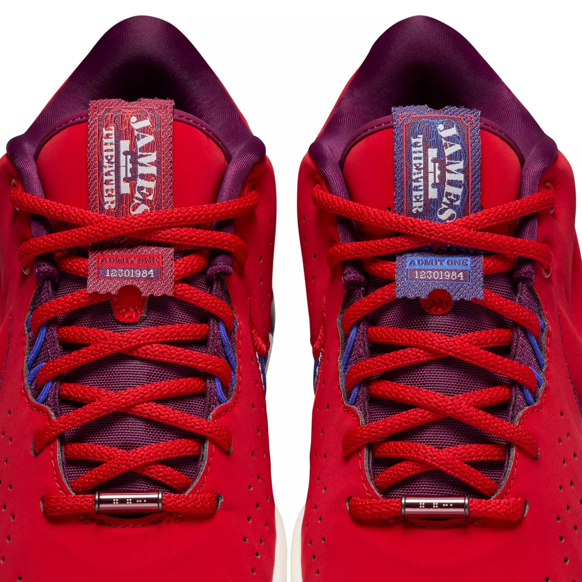 Nike LeBron XXI "James Theater" Grade School Kids' Basketball Shoe -  UNIVERSITY RED/IVORY/BORDEAUX