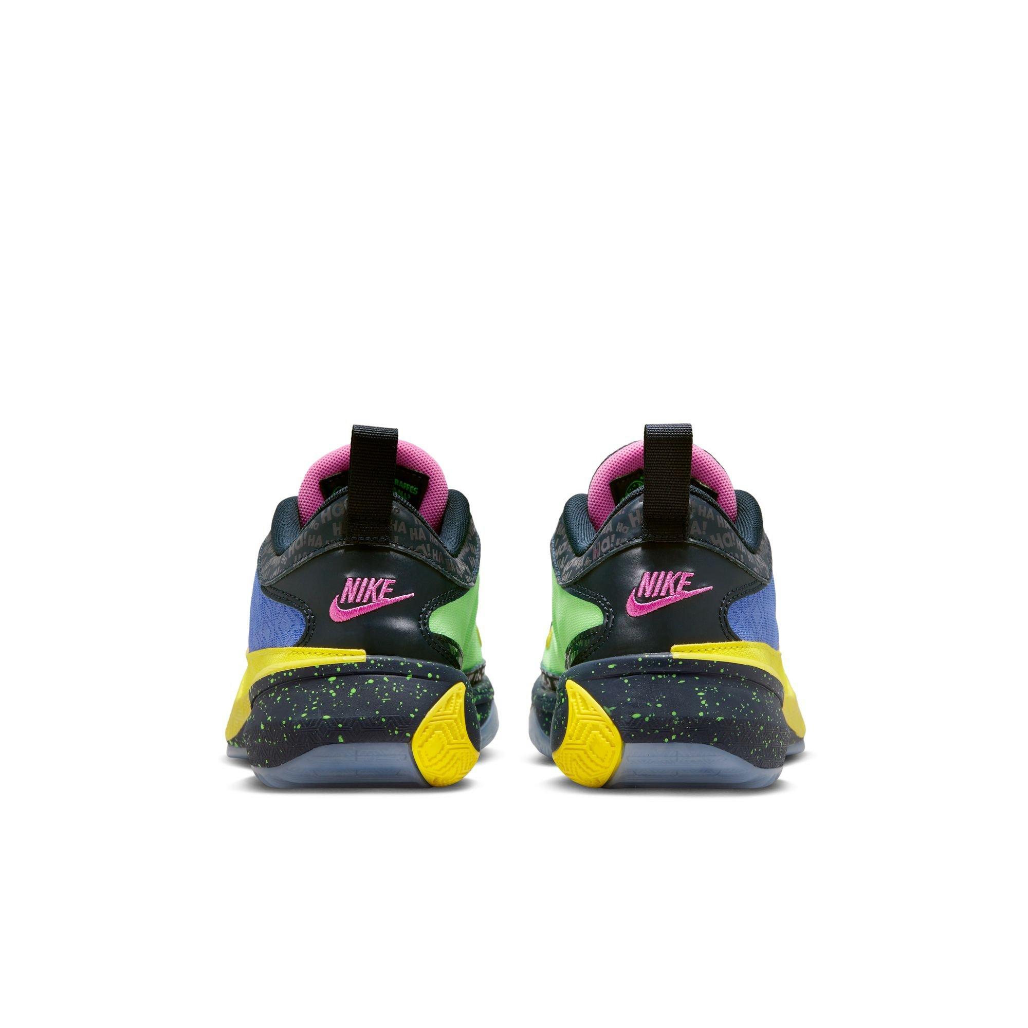 Nike Freak 5 "Joker" Grade School Kids' Basketball Shoe - BLUE TINT/OPTI YELLOW/BLUE JOY Thumbnail View 11