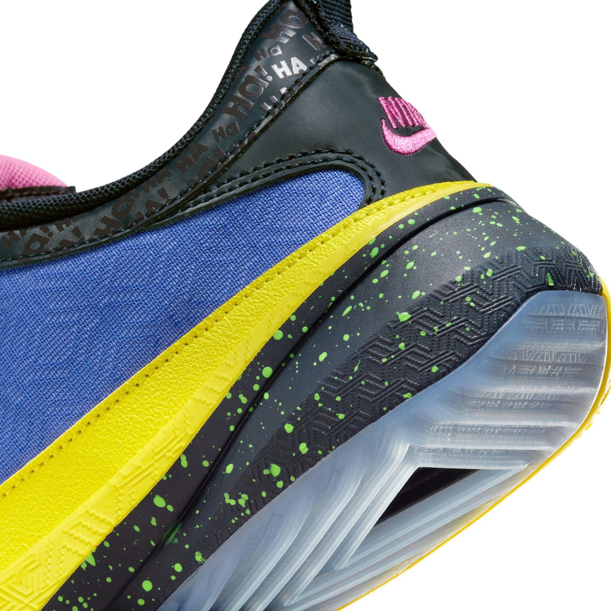 Nike Freak 5 "Joker" Grade School Kids' Basketball Shoe - BLUE TINT/OPTI YELLOW/BLUE JOY Thumbnail View 6