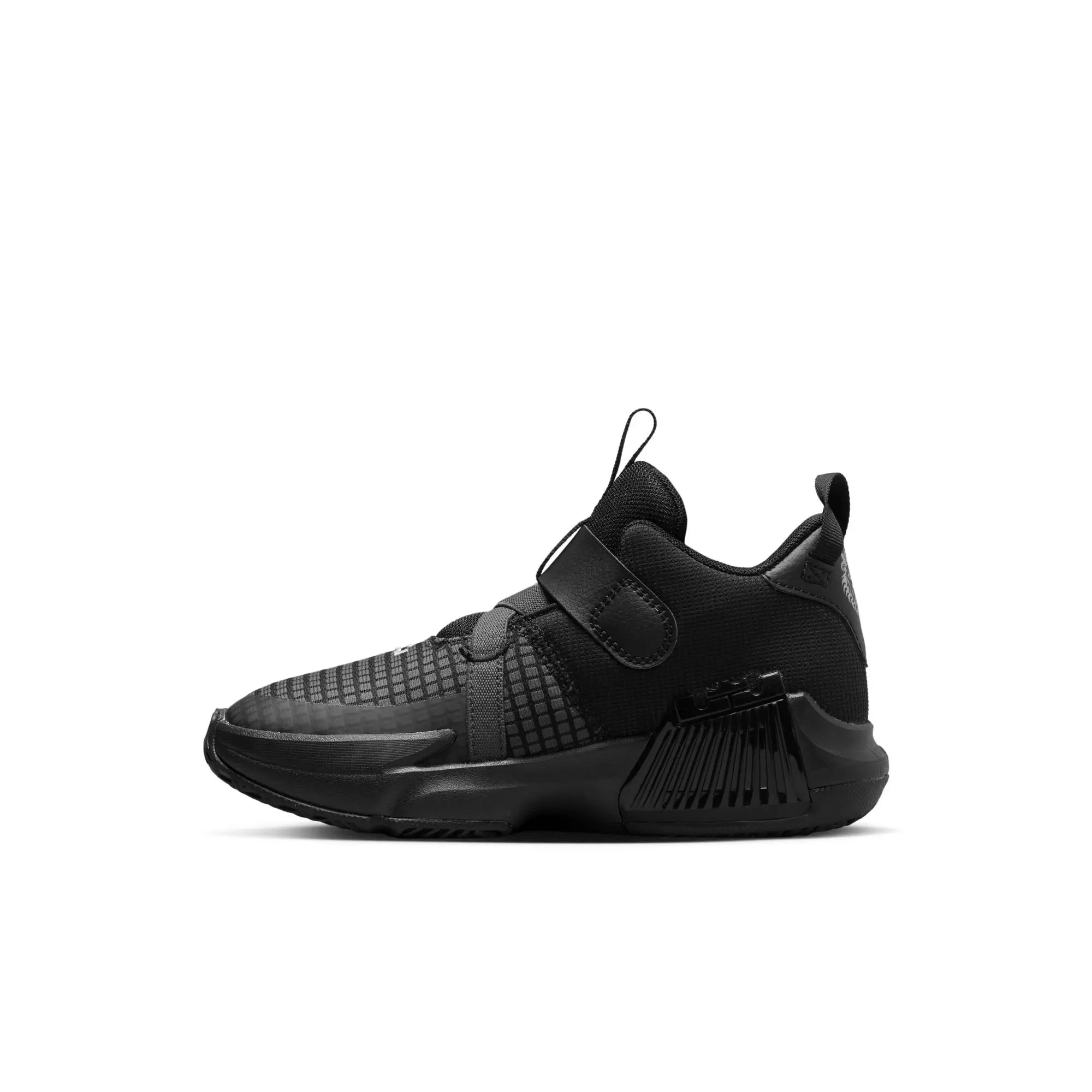 Nike Lebron Witness 7 "Black/White/Anthracite" Preschool Kids' Basketball Shoe - BLACK