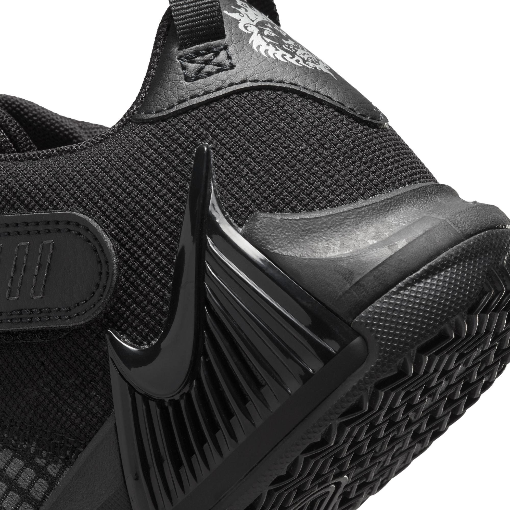 Nike Lebron 7 Preschool Kids' "Black/White/Anthracite" Basketball Shoe