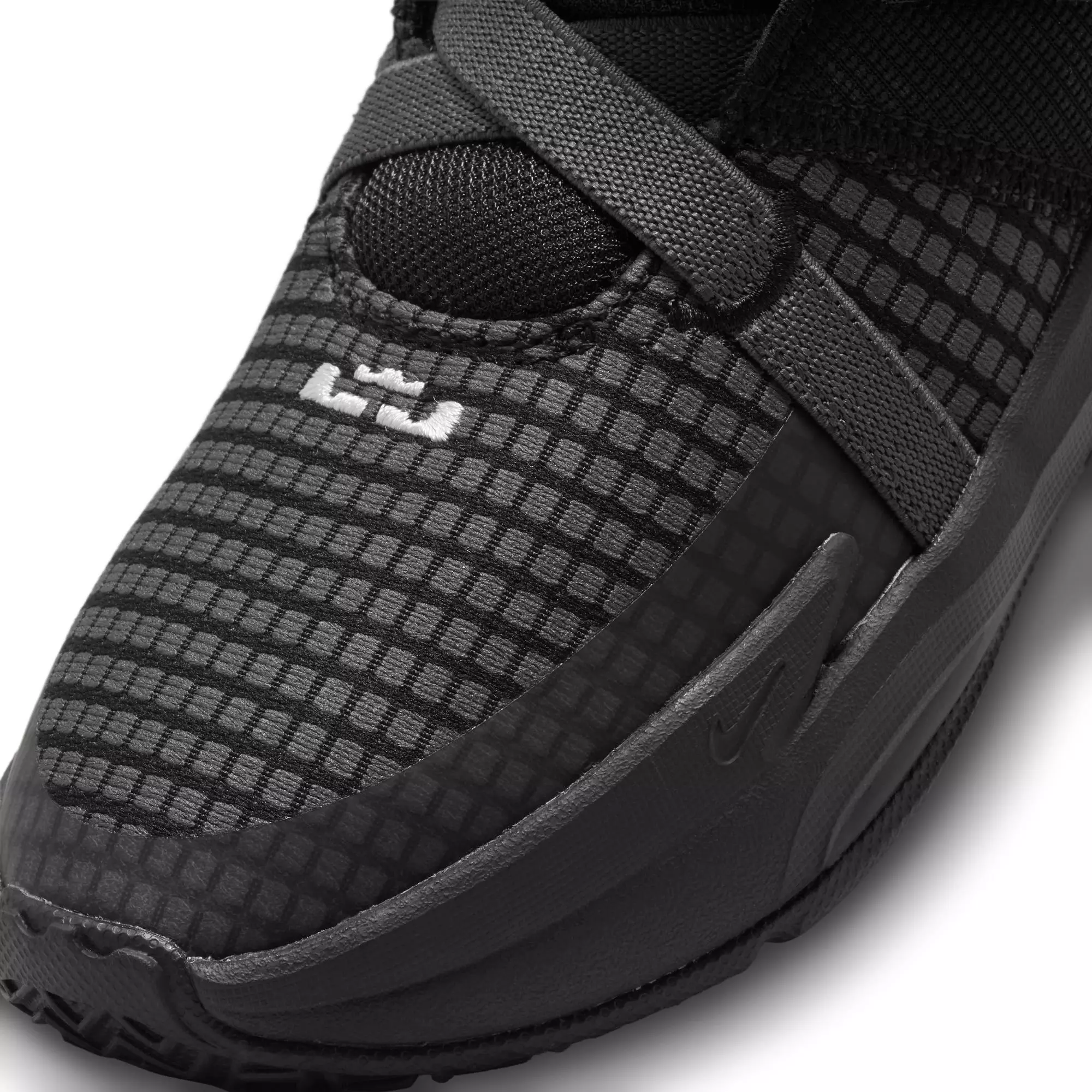 Nike Lebron Witness 7 "Black/White/Anthracite" Preschool Kids' Basketball Shoe - BLACK