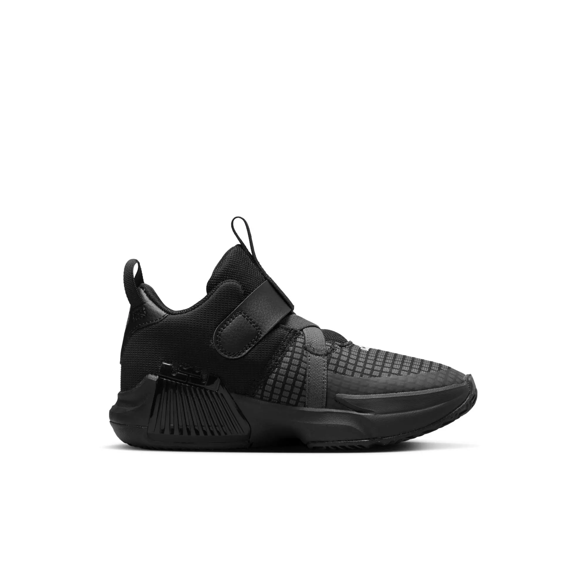 Nike Lebron Witness 7 "Black/White/Anthracite" Preschool Kids' Basketball Shoe - BLACK