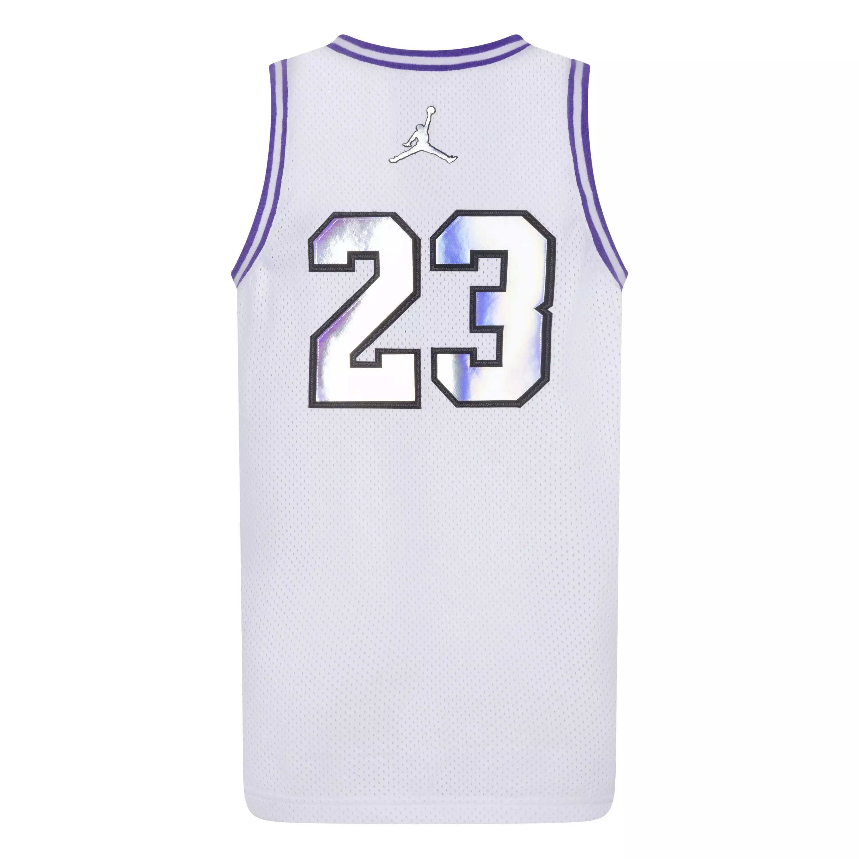 Jordan Big Girls' Iridescent Jersey - WHITE