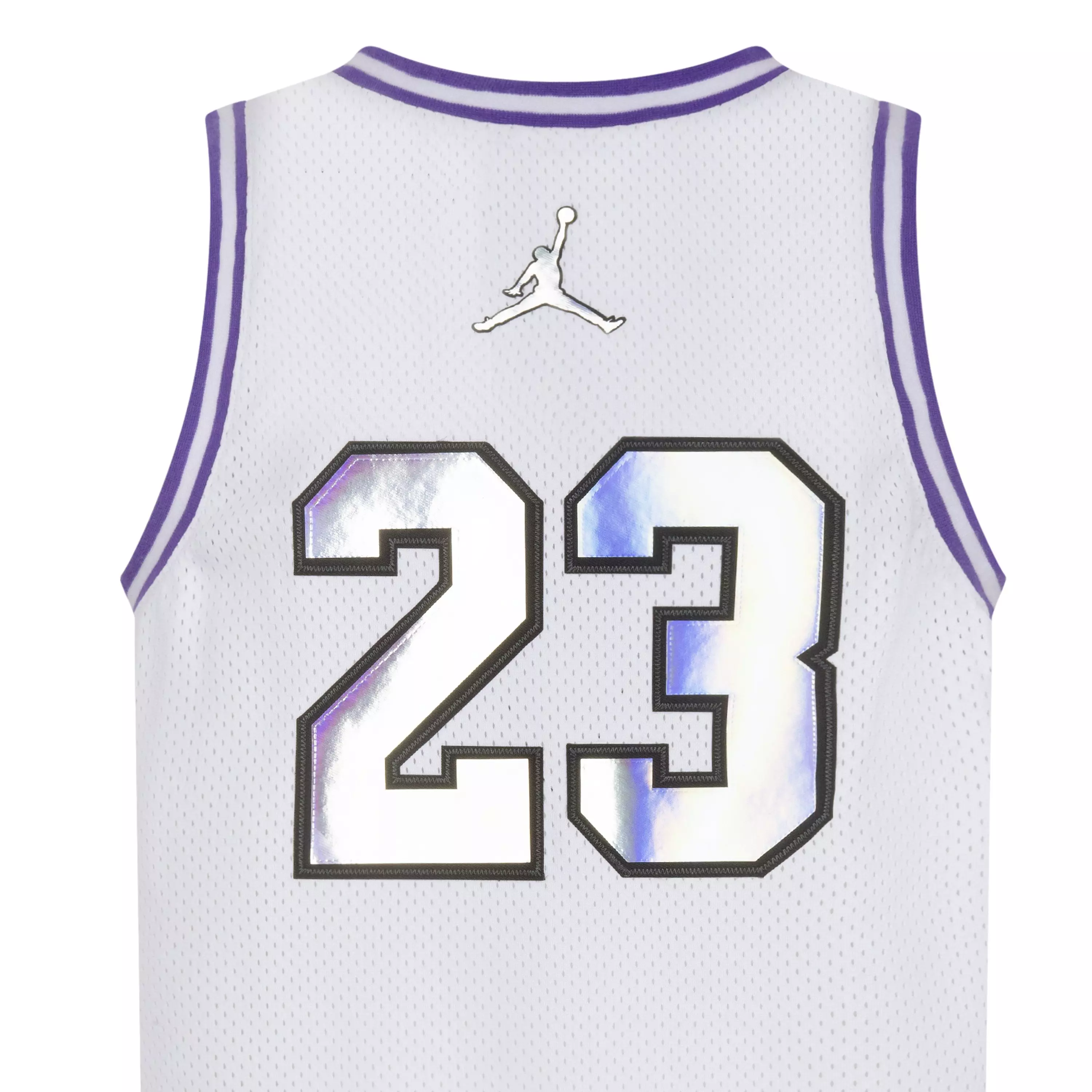Jordan Big Girls' Iridescent Jersey - WHITE