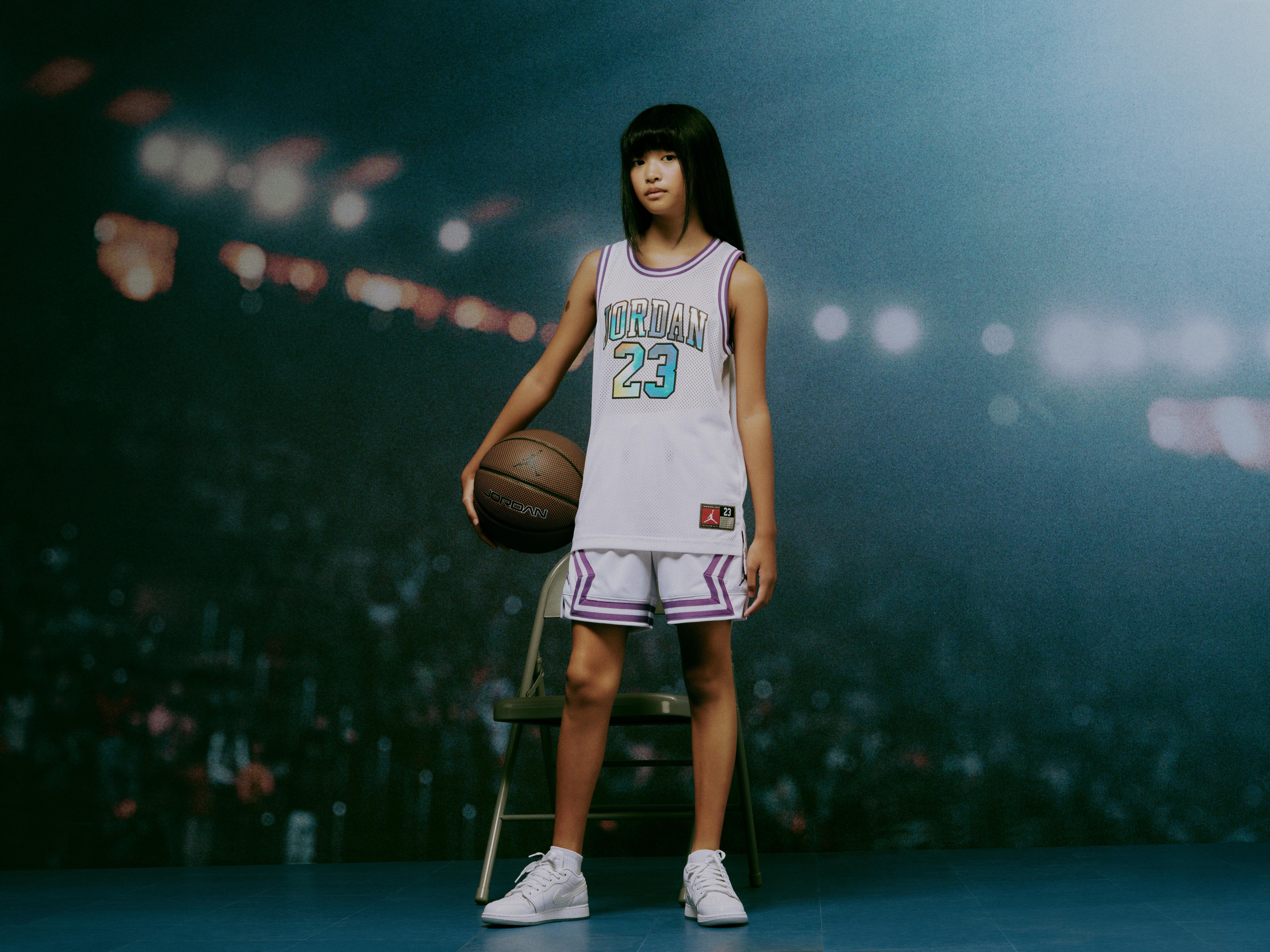 Jordan Iridescent Big Girls' Jersey