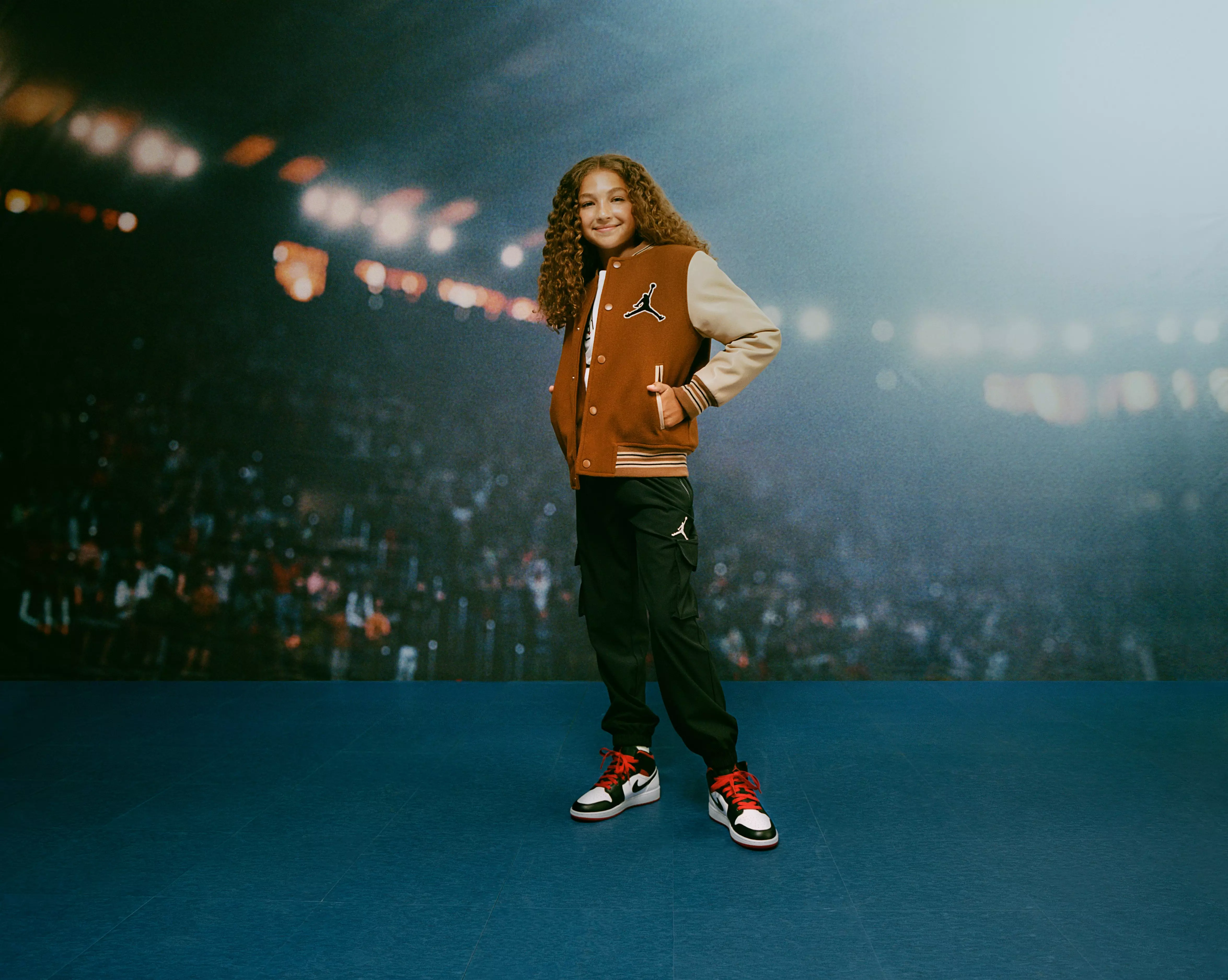 Jordan Big Girls' Post Up Cargo Pants - BLACK