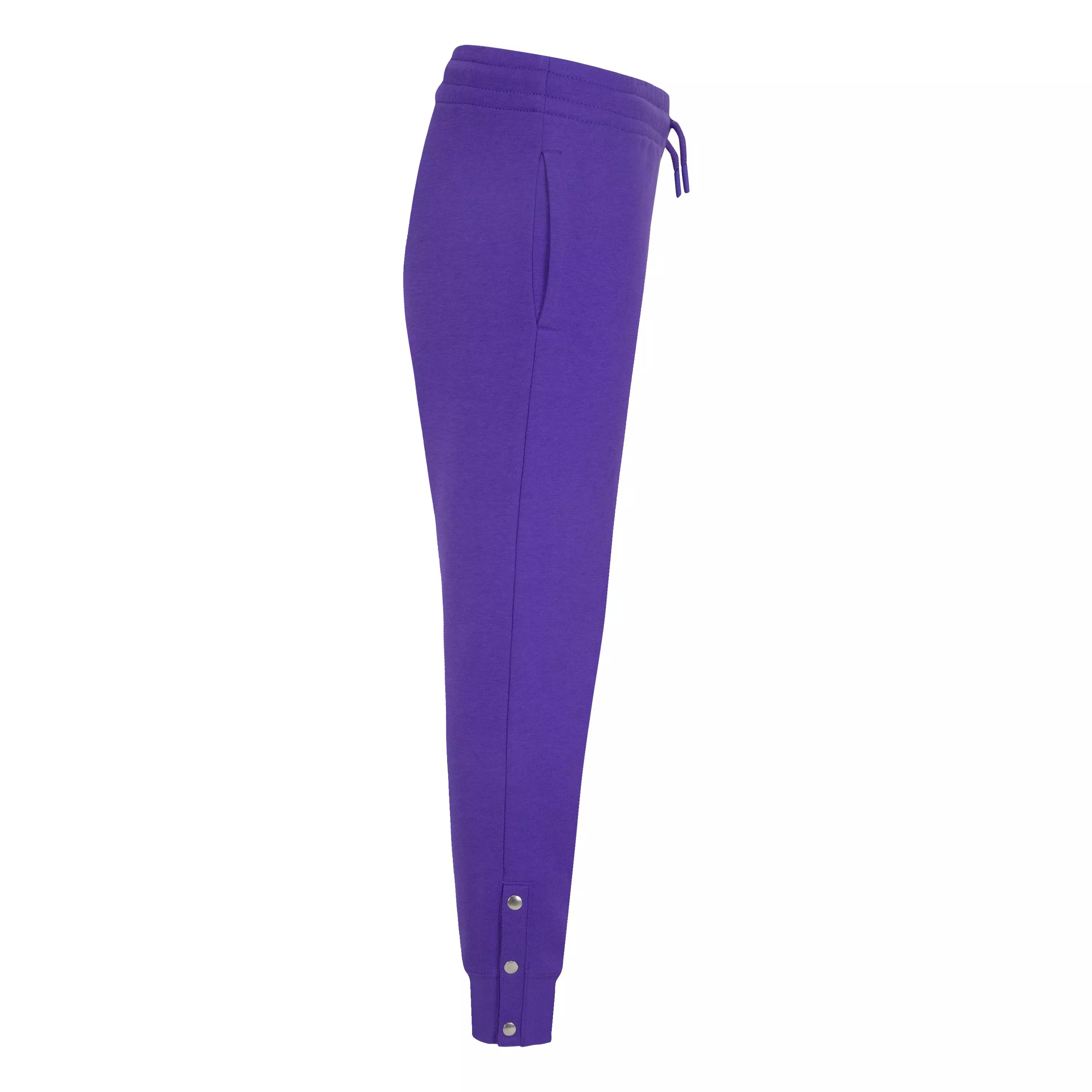 Jordan Big Girls' Take Flight Snap Fleece Pants - PURPLE