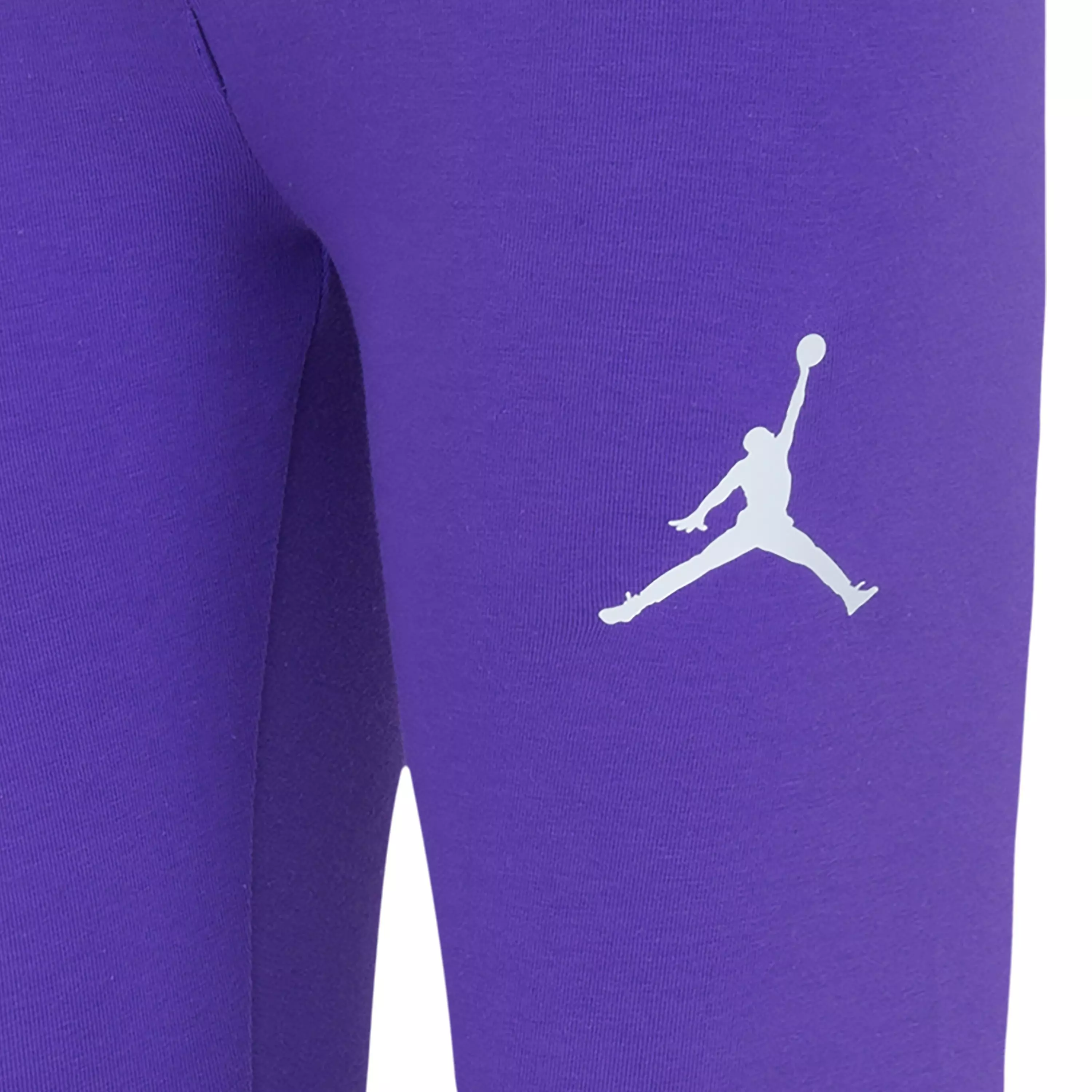 Jordan Little Girls' Take Flight Shine Leggings Set - Purple - PURPLE