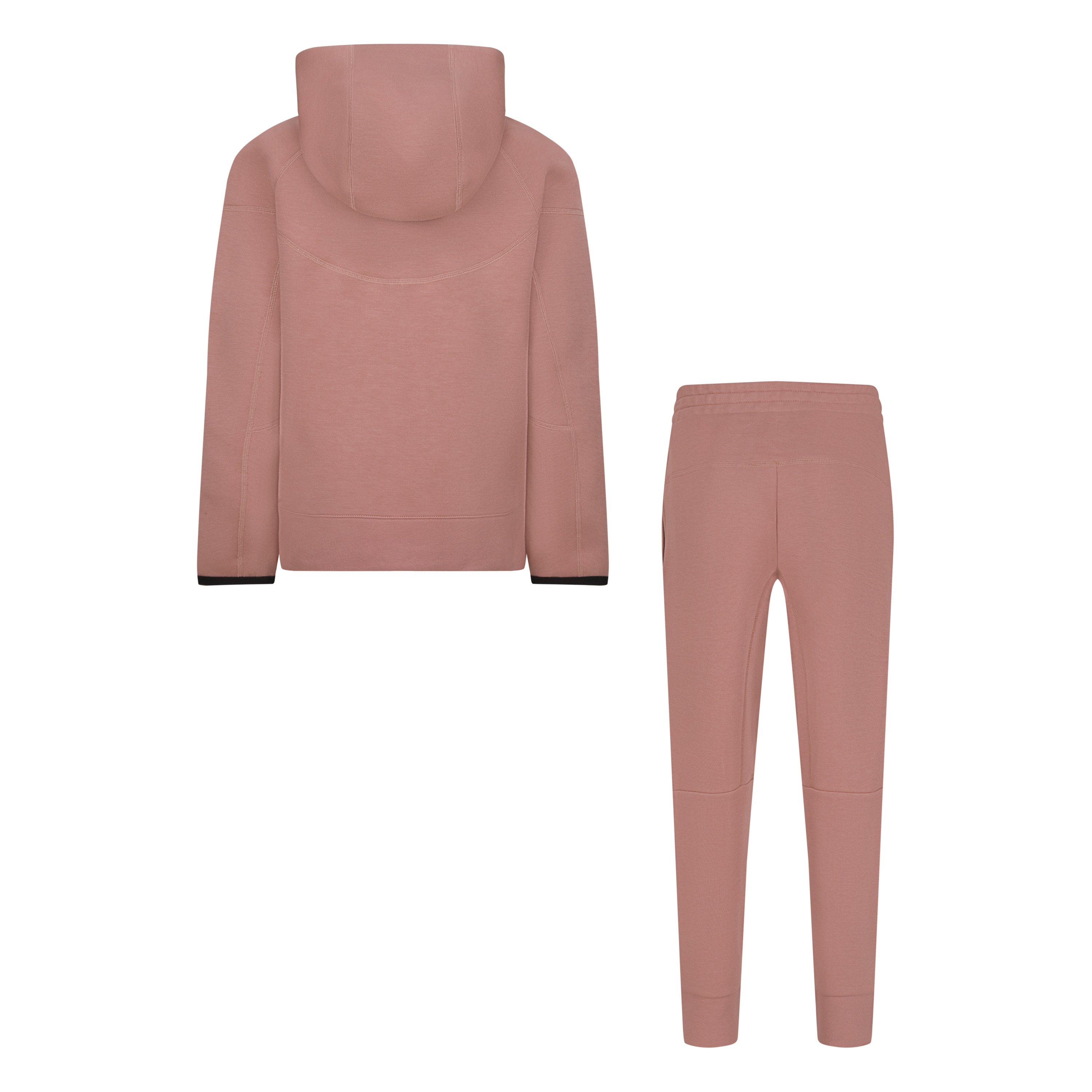 Nike Little Girls' Tech Fleece Set - PINK Thumbnail View 2