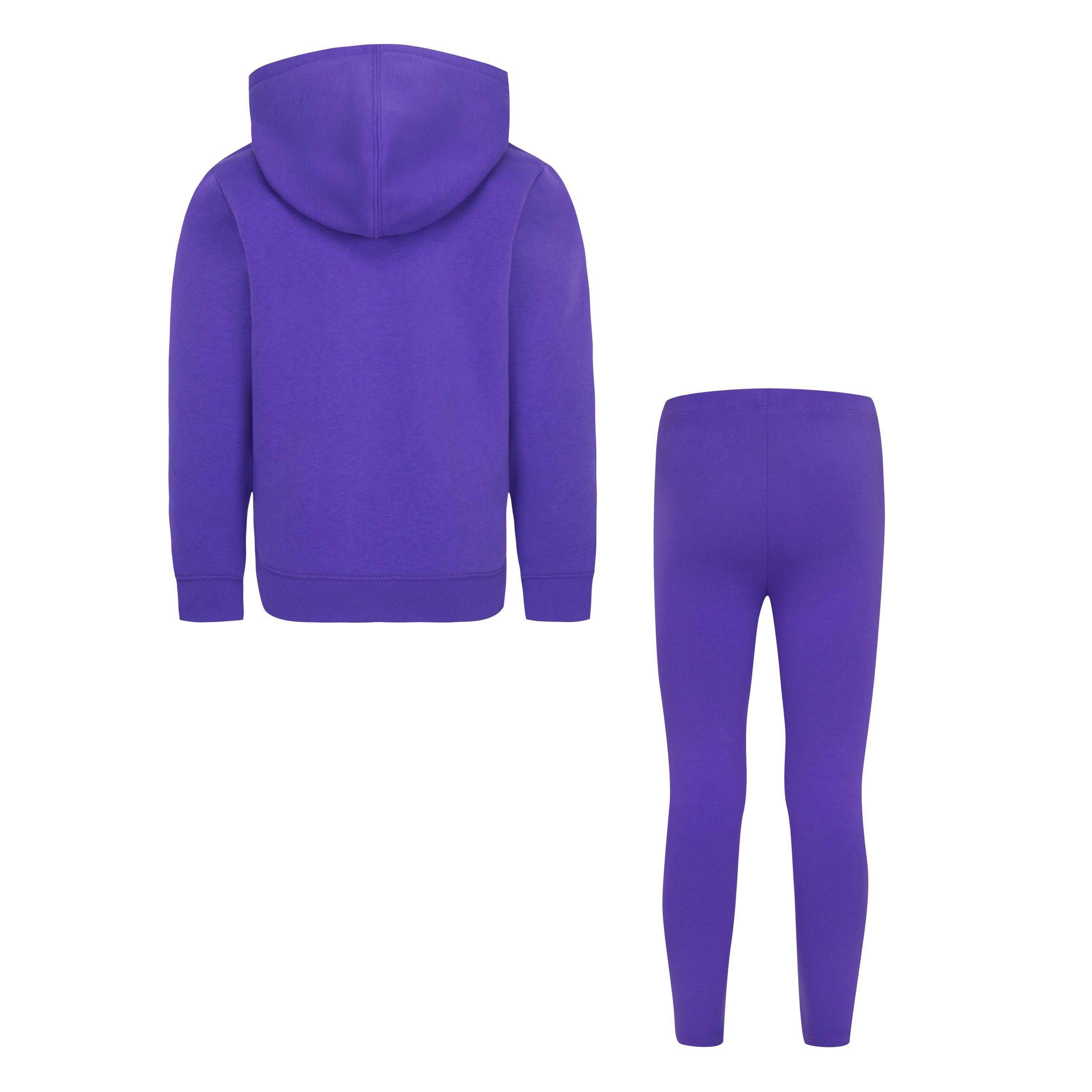 Jordan Toddler Girls' Take Flight Shine Leggings Set - Purple - PURPLE Thumbnail View 2
