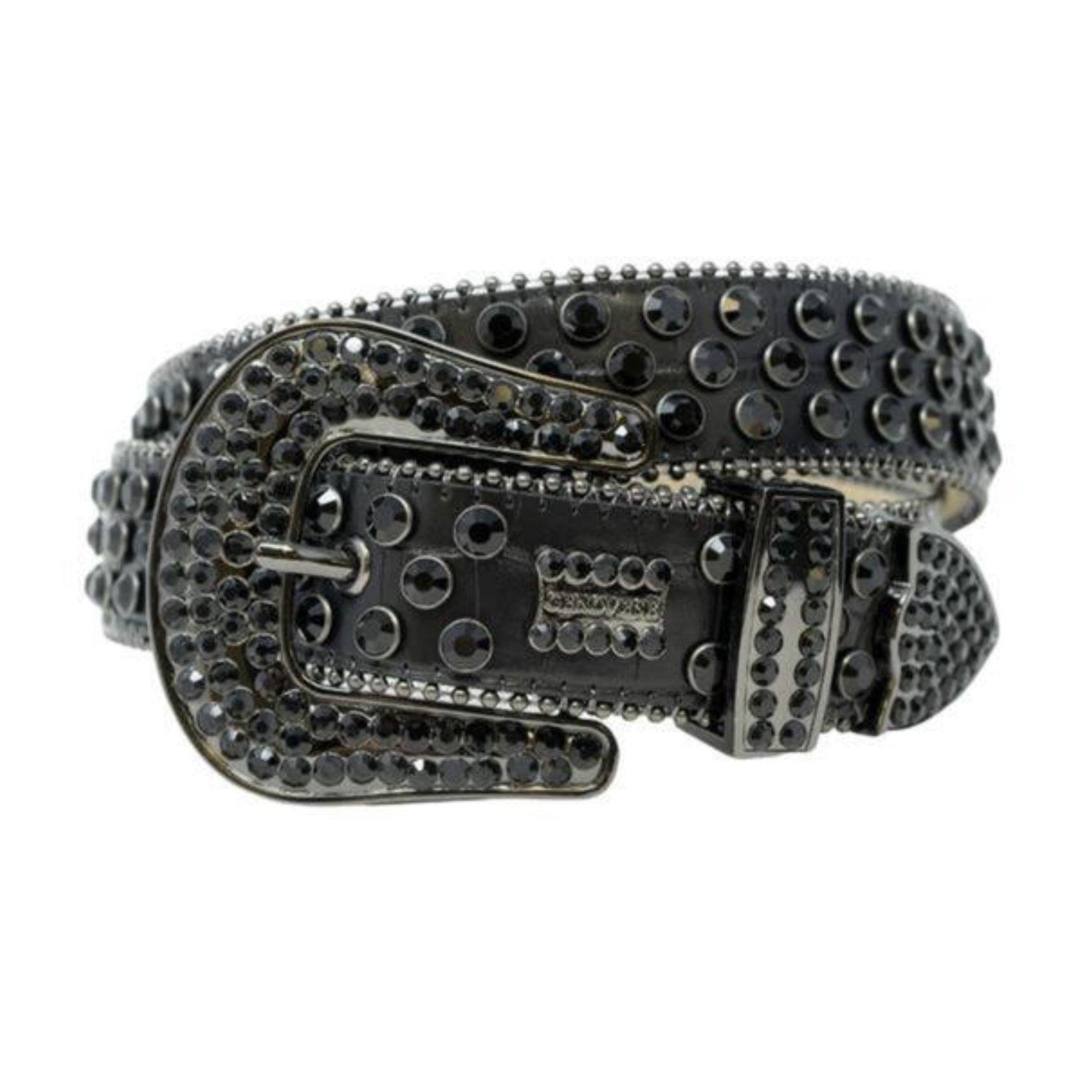 Genovese Italy DNA "Black/Silver" Belt - BLACK/SILVER