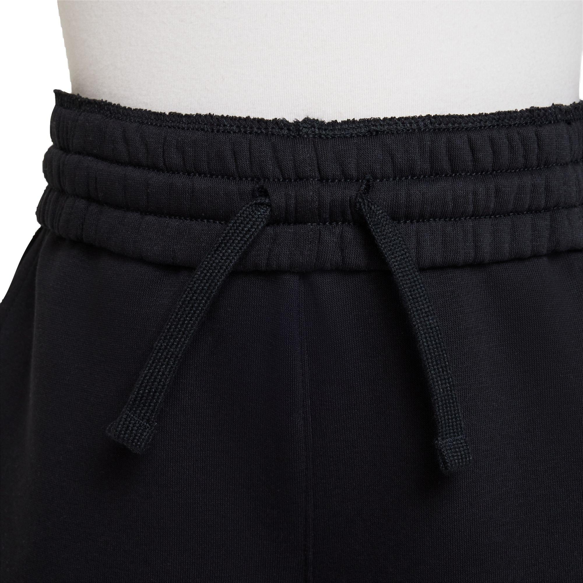 Nike Big Girls' Sportswear Club Fleece High-Waisted Fleece Pants-Black - BLACK Thumbnail View 3