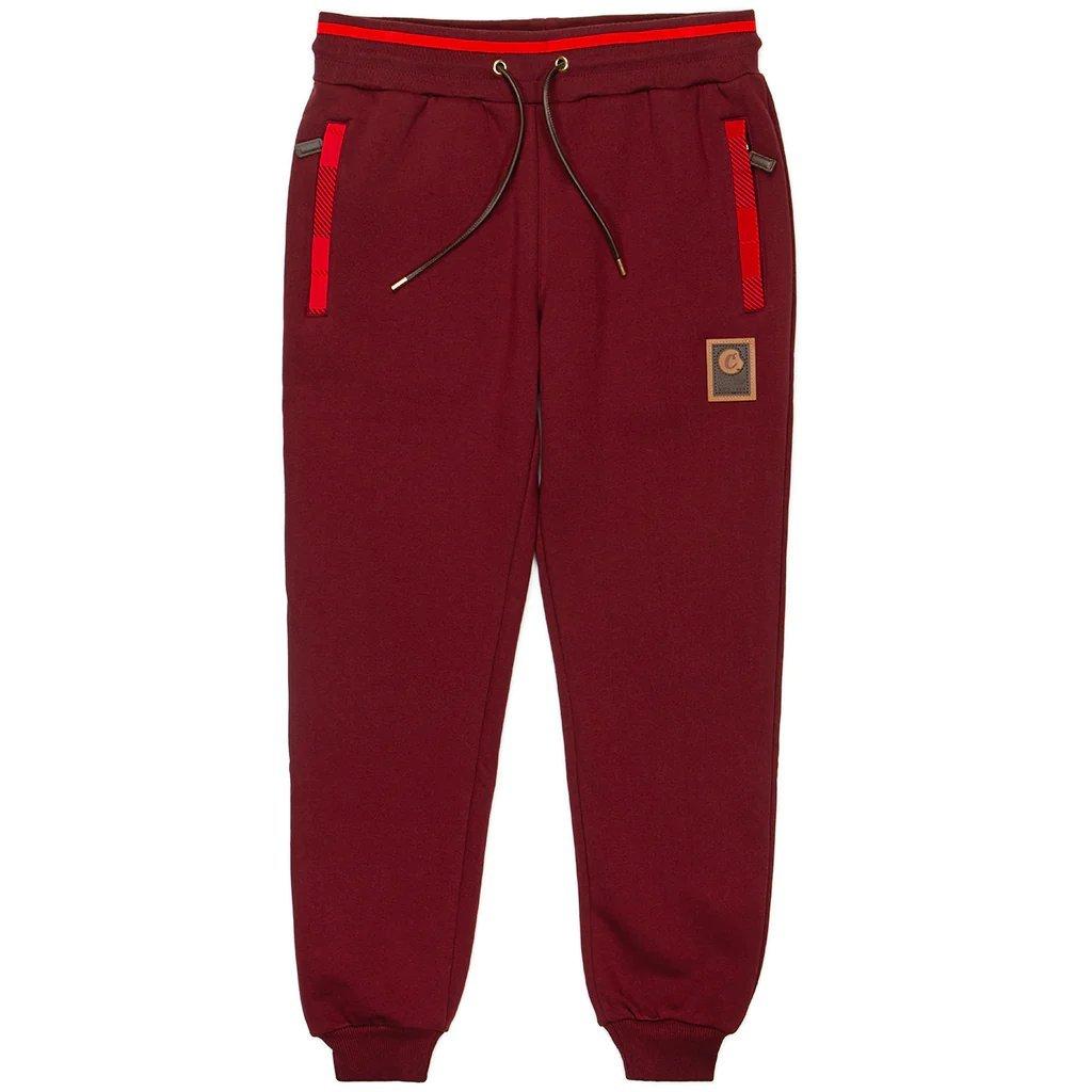 Cookies Men's Park Ave Fleece Joggers -Burgundy - BURGUNDY Thumbnail View 1