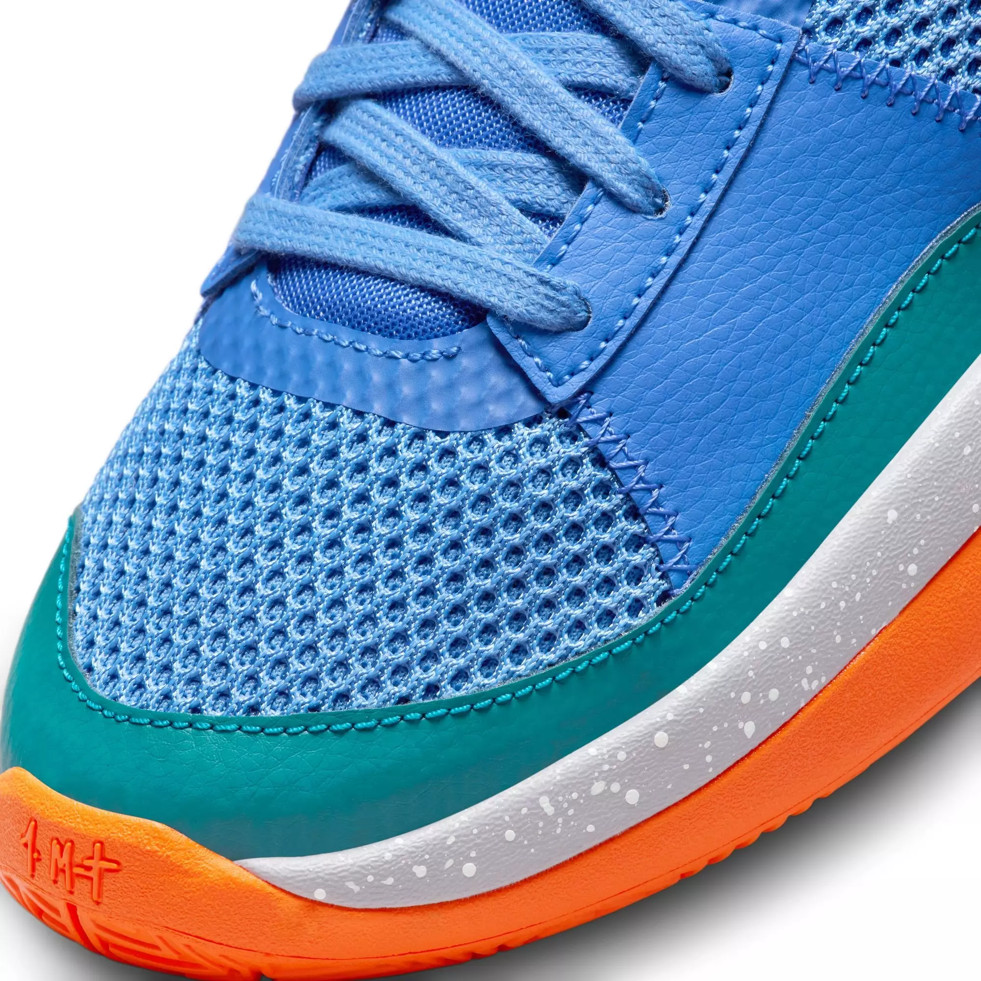 Nike Ja 1 "Backyard BBQ" Grade School Kids' Basketball Shoe - BLUE JOY/WHITE/GEODE TEAL