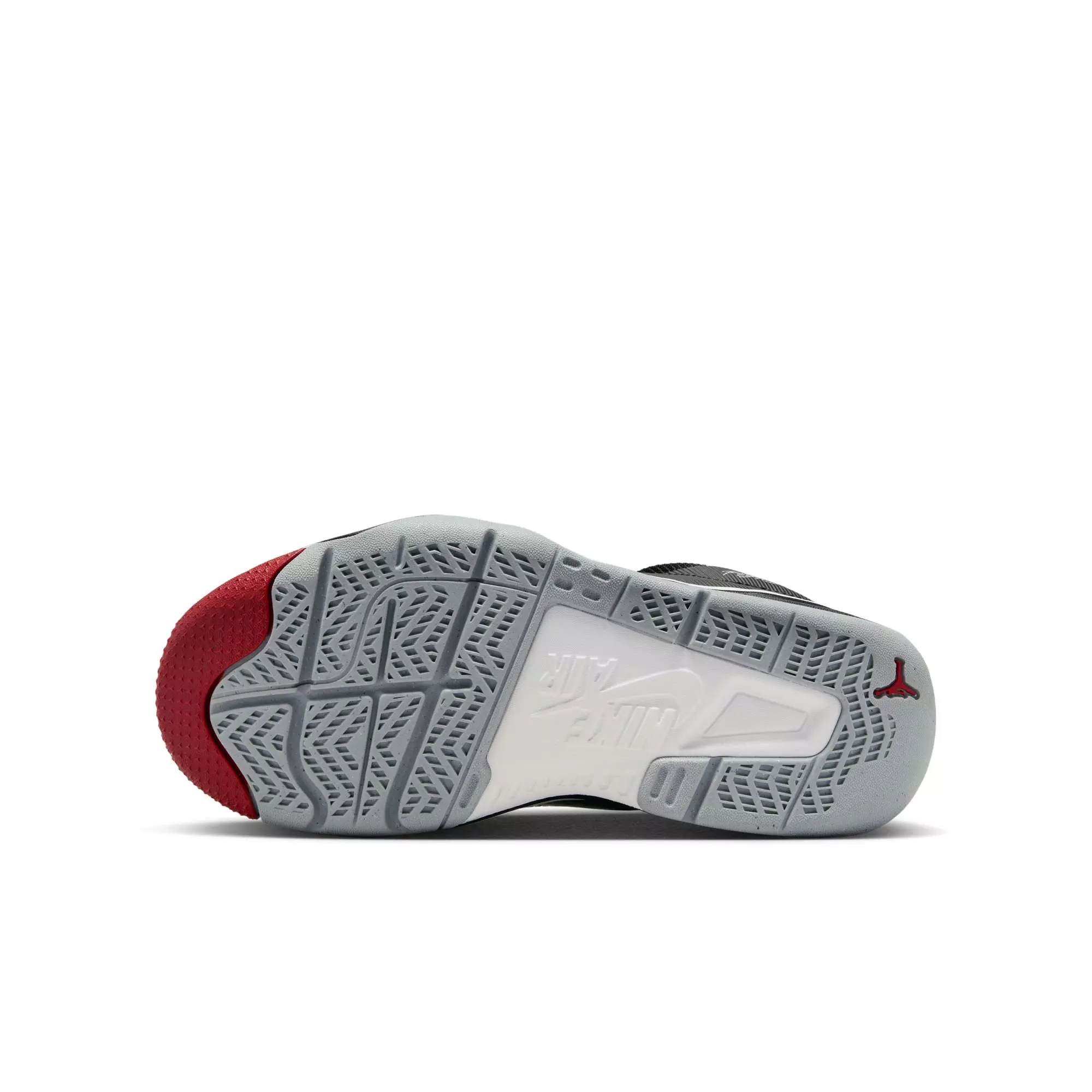 Jordan Stay Loyal "Black/Varsity Red/White/Wolf Grey" Grade School Boys' Shoe - BLACK/RED/WHITE