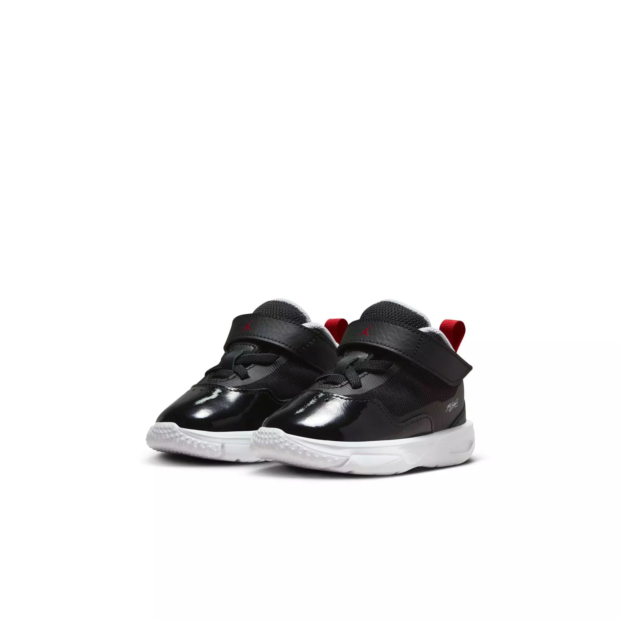 Jordan Stay Loyal "Black/Varsity Red/White/Wolf Grey" Toddler Boys' Shoe - BLACK/RED/WHITE