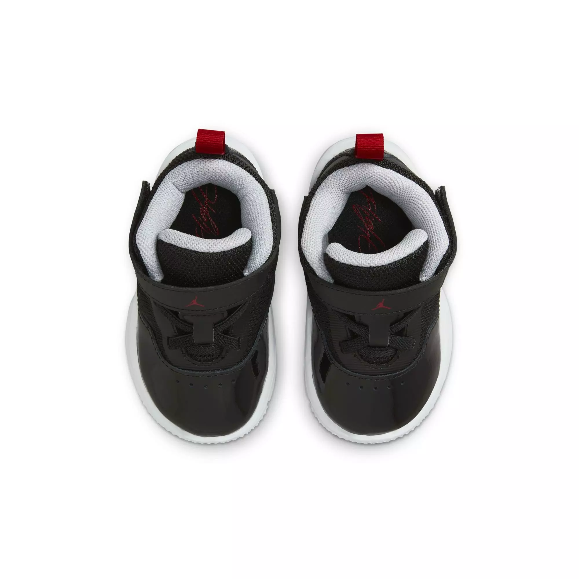Jordan Stay Loyal "Black/Varsity Red/White/Wolf Grey" Toddler Boys' Shoe - BLACK/RED/WHITE