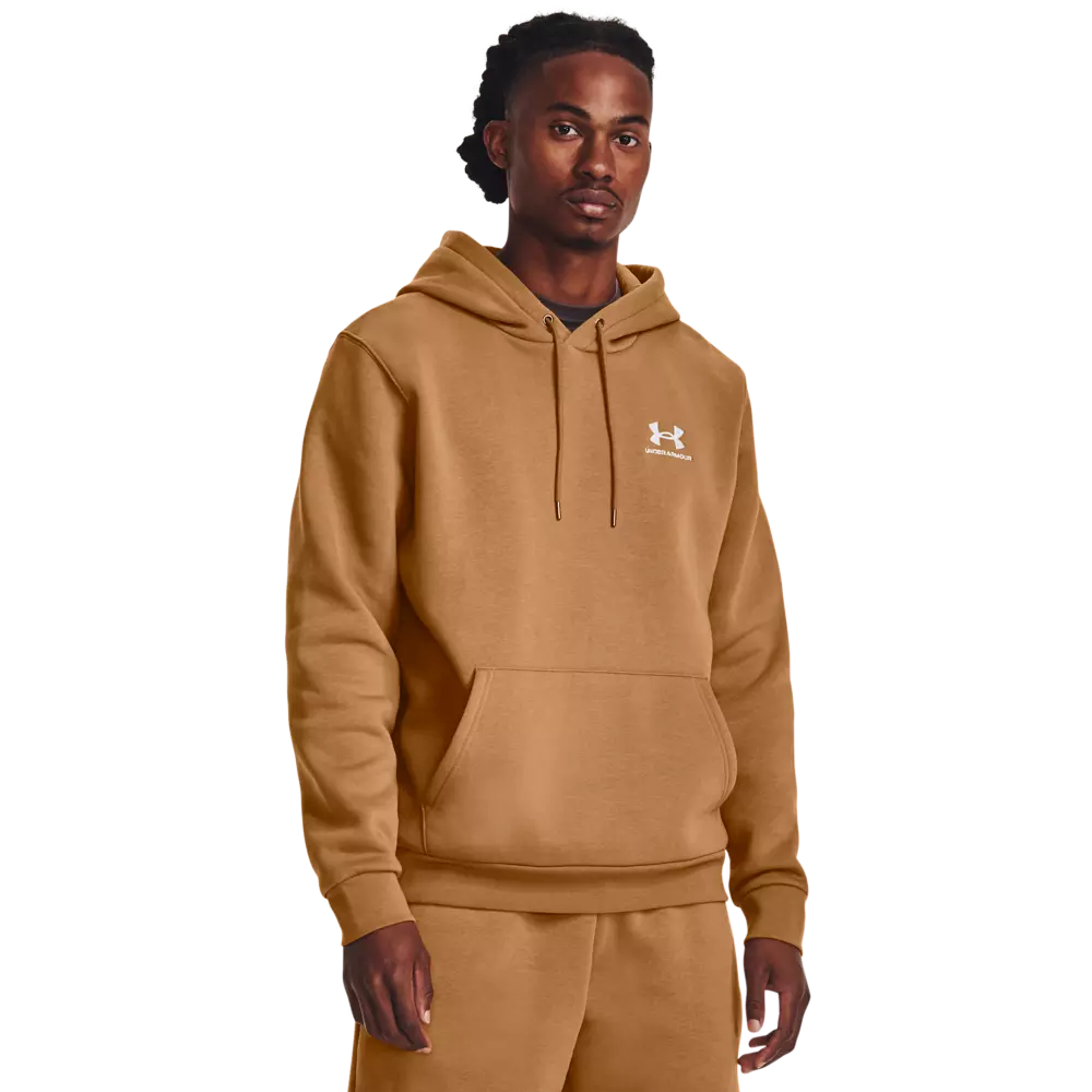 Under Armour Men's Essential Fleece Pullover Hoodie - YELLOW
