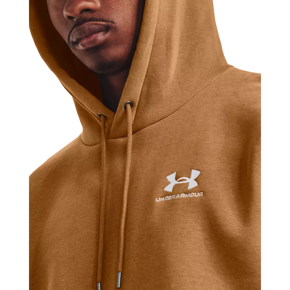 Under Armour Men's Essential Fleece Pullover Hoodie - YELLOW