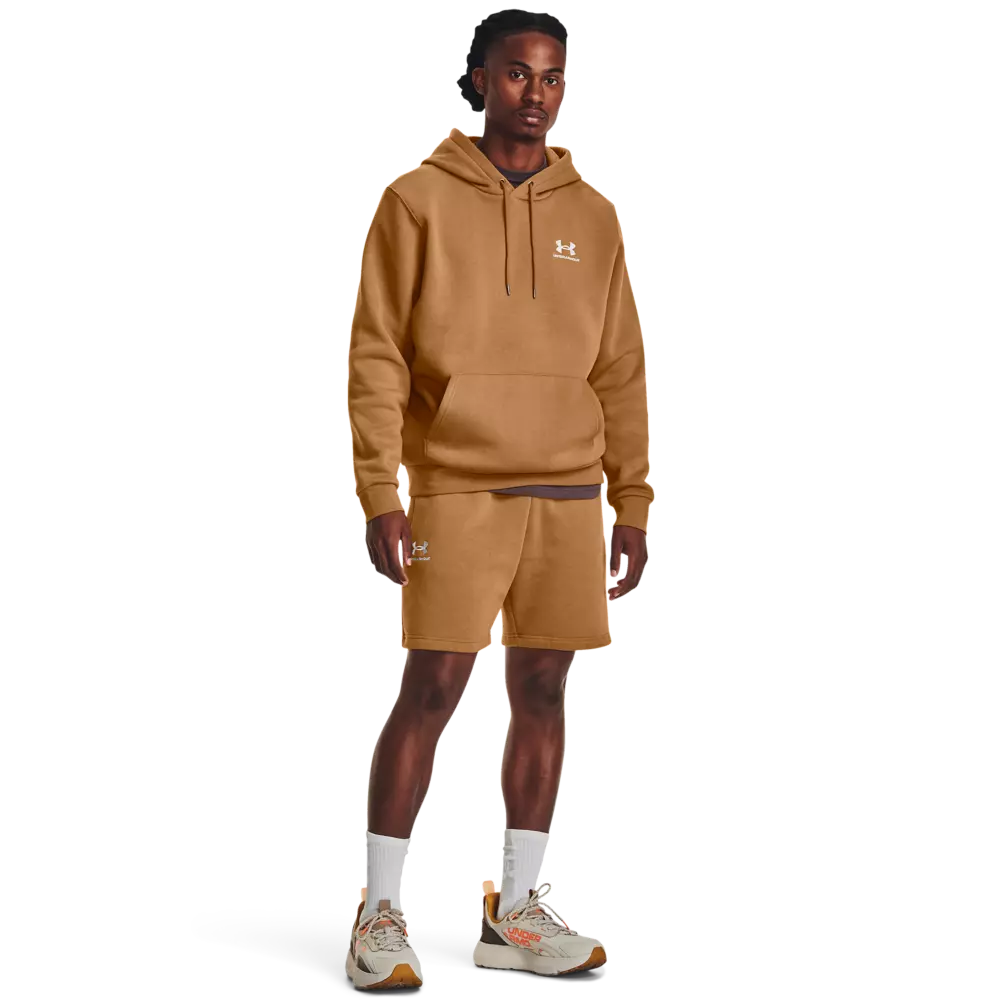 Under Armour Men's Essential Fleece Pullover Hoodie - YELLOW