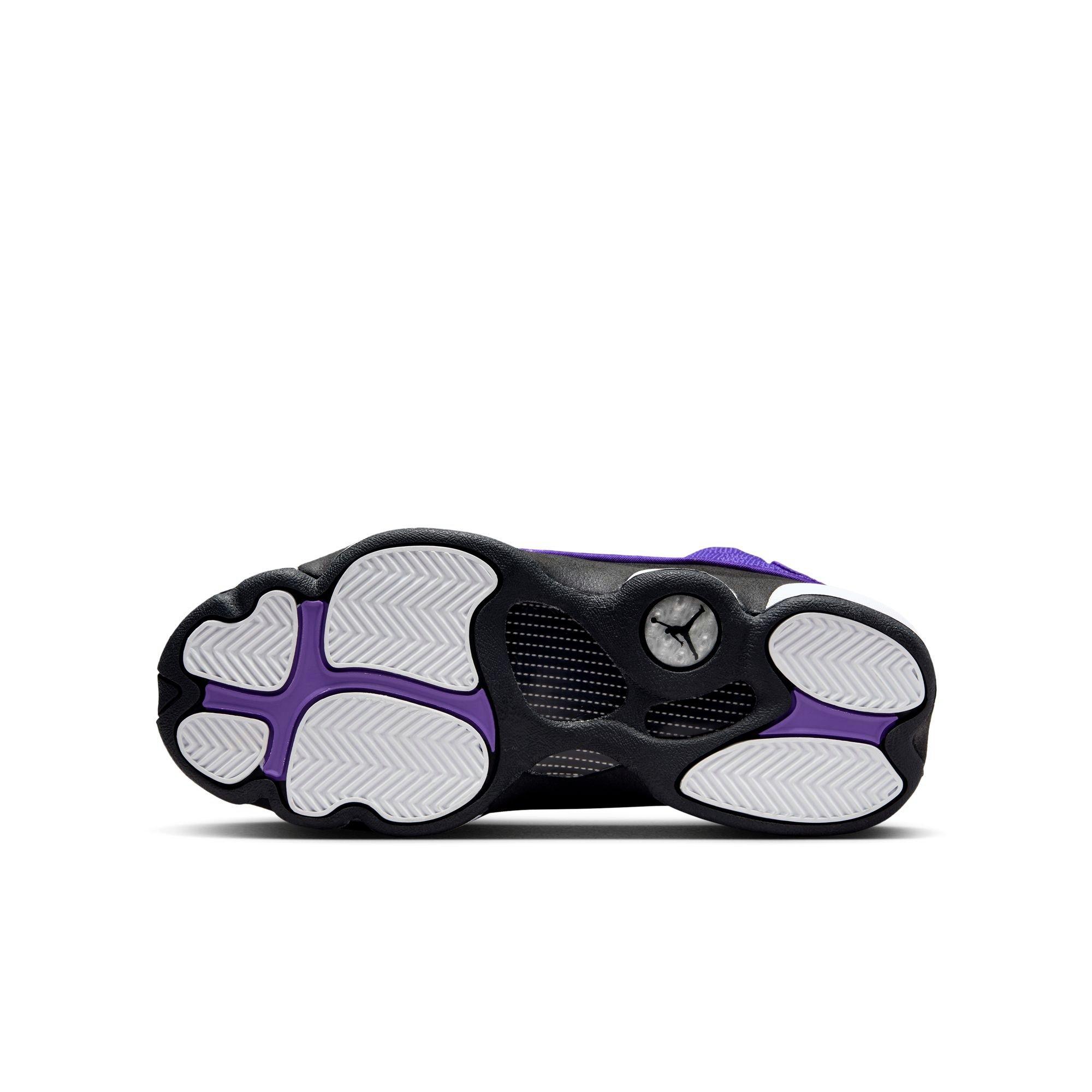 Jordan 13 Retro Purple Venom Grade School Girls Shoe Hibbett