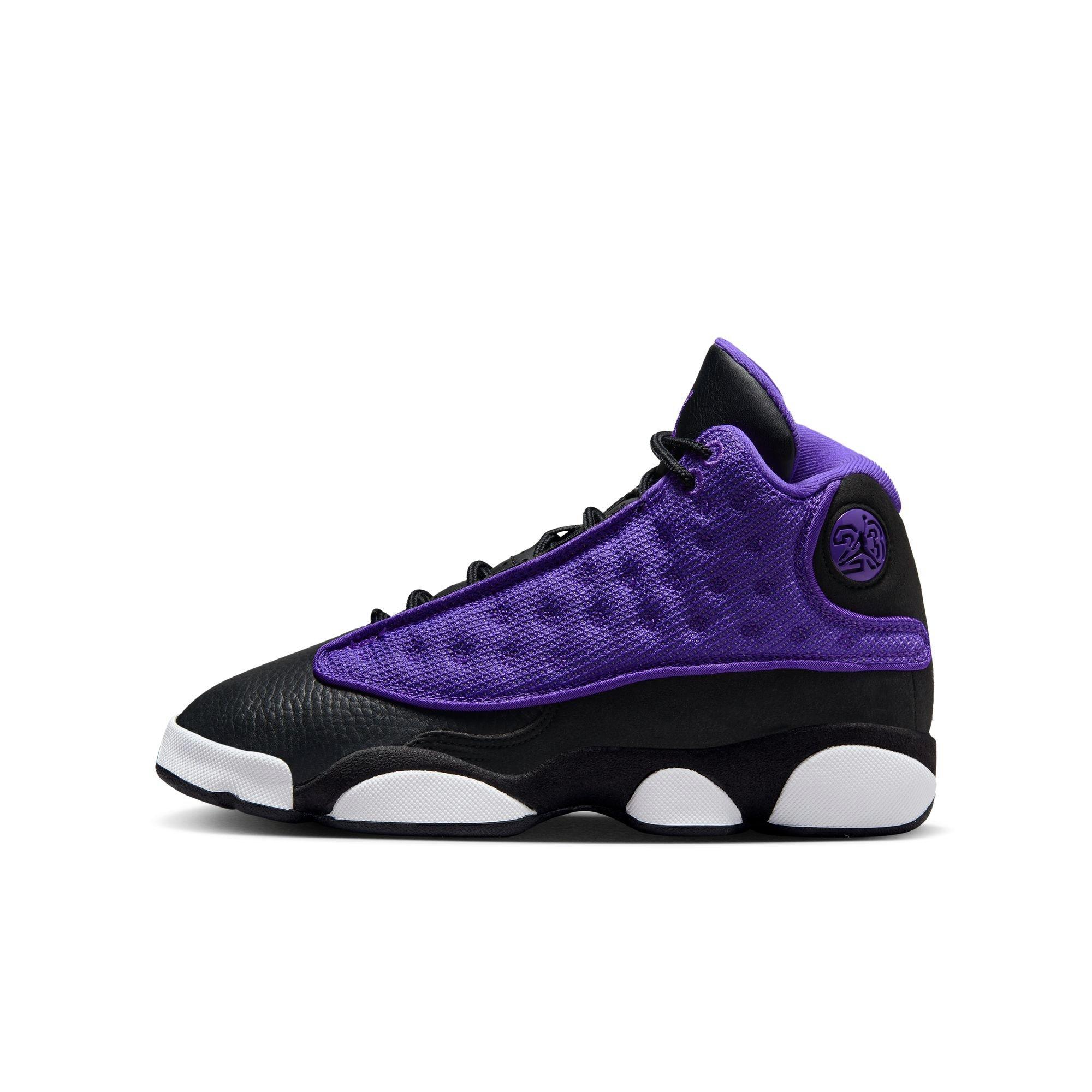 Jordan 13 Retro Grade School Girls' "Purple Venom" Shoe