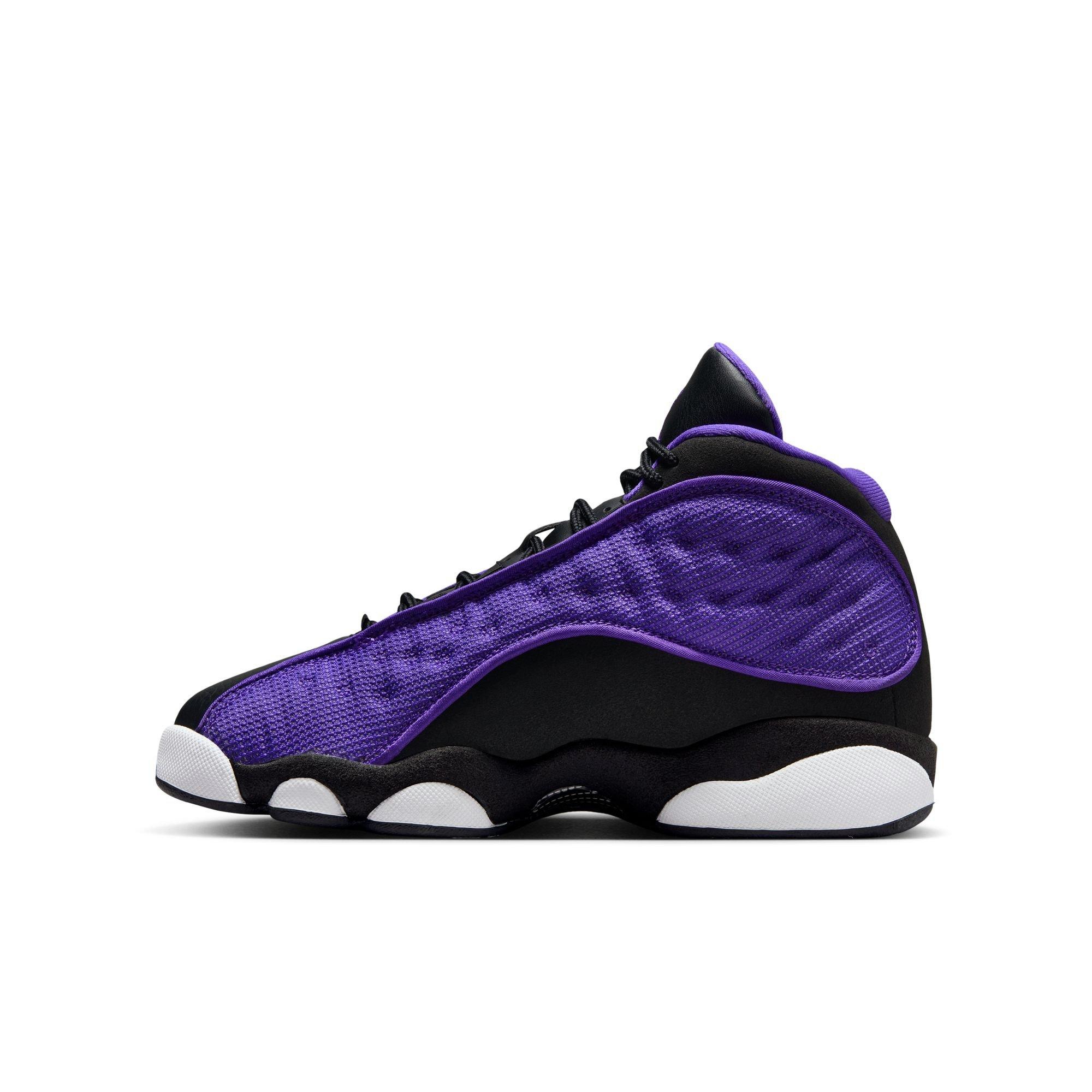 Jordan 13 Retro Purple Venom Grade School Girls Shoe Hibbett