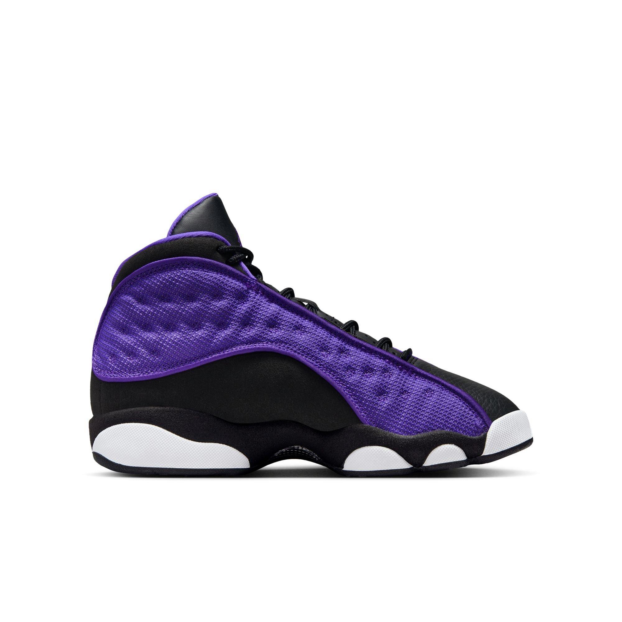 Jordan 13 Retro Purple Venom Grade School Girls Shoe Hibbett