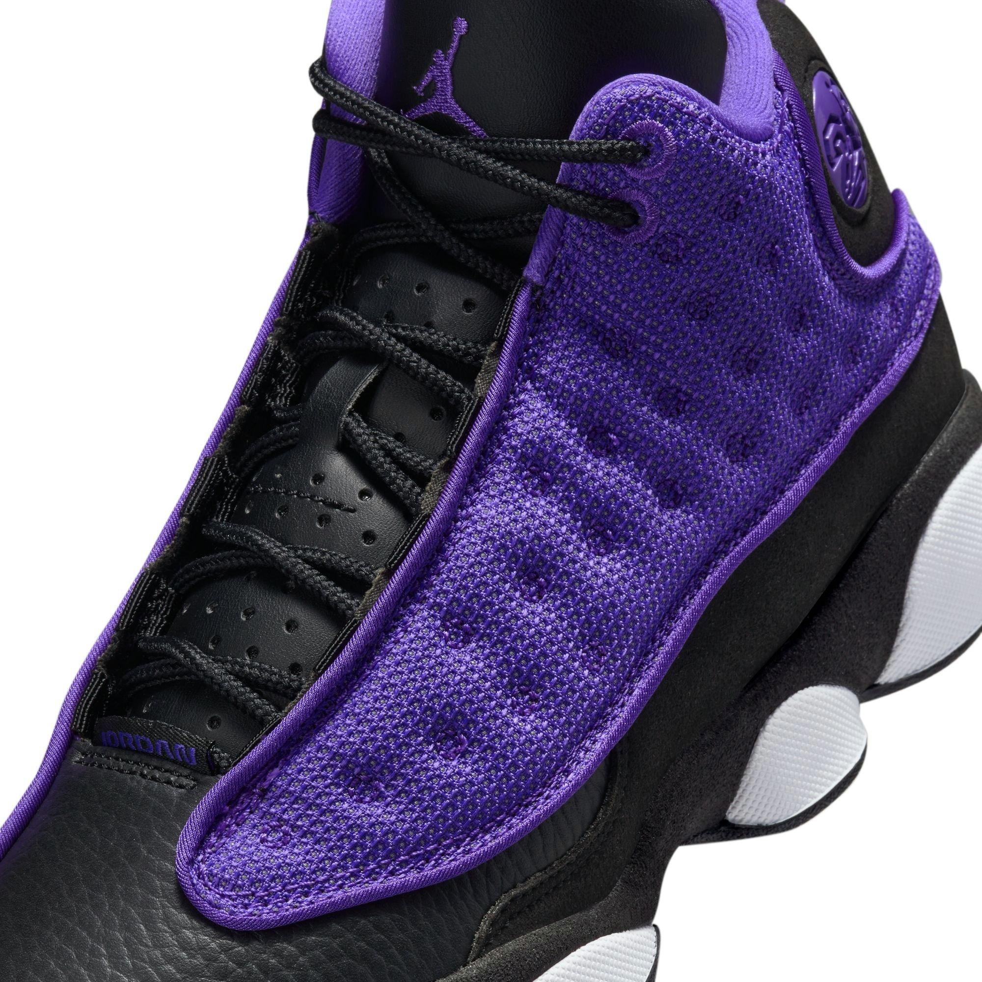 Jordan 13 Retro Grade School Girls' "Purple Venom" Shoe