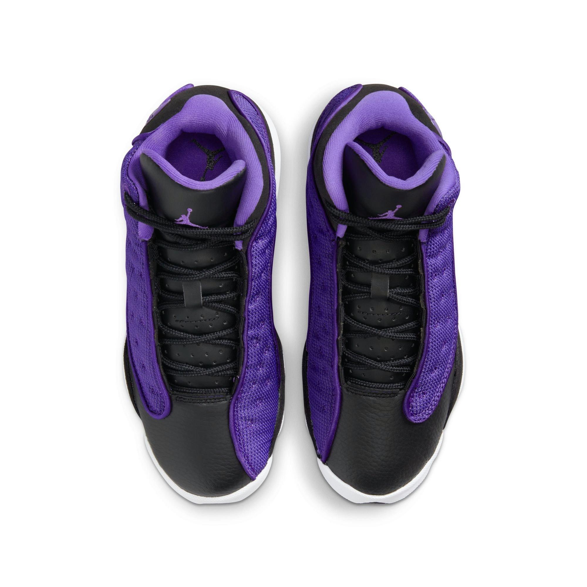 Jordan 13 Retro Grade School Girls' "Purple Venom" Shoe