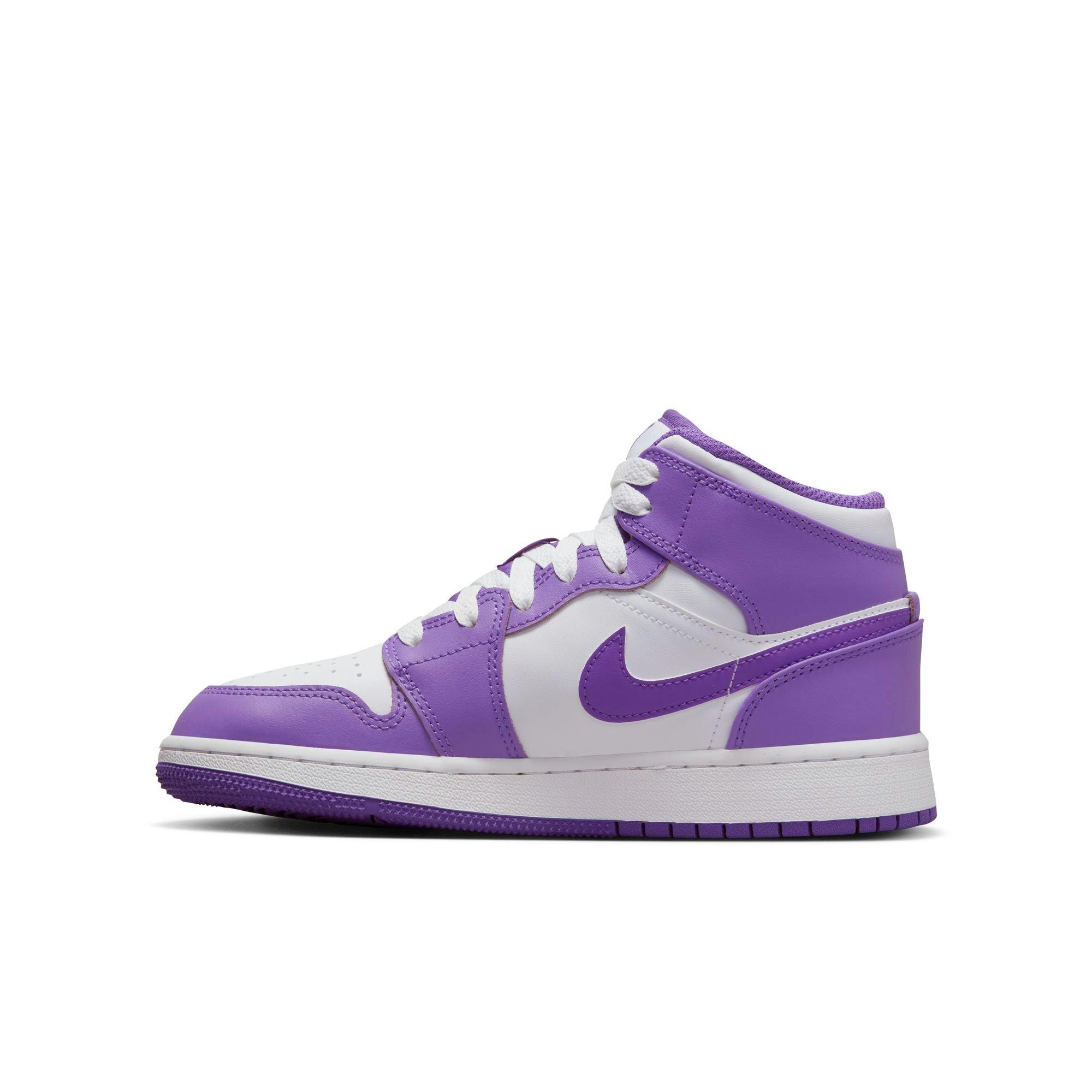 Jordan Air Jordan 1 Retro Mid Purple Venom Grade School Lifestyle