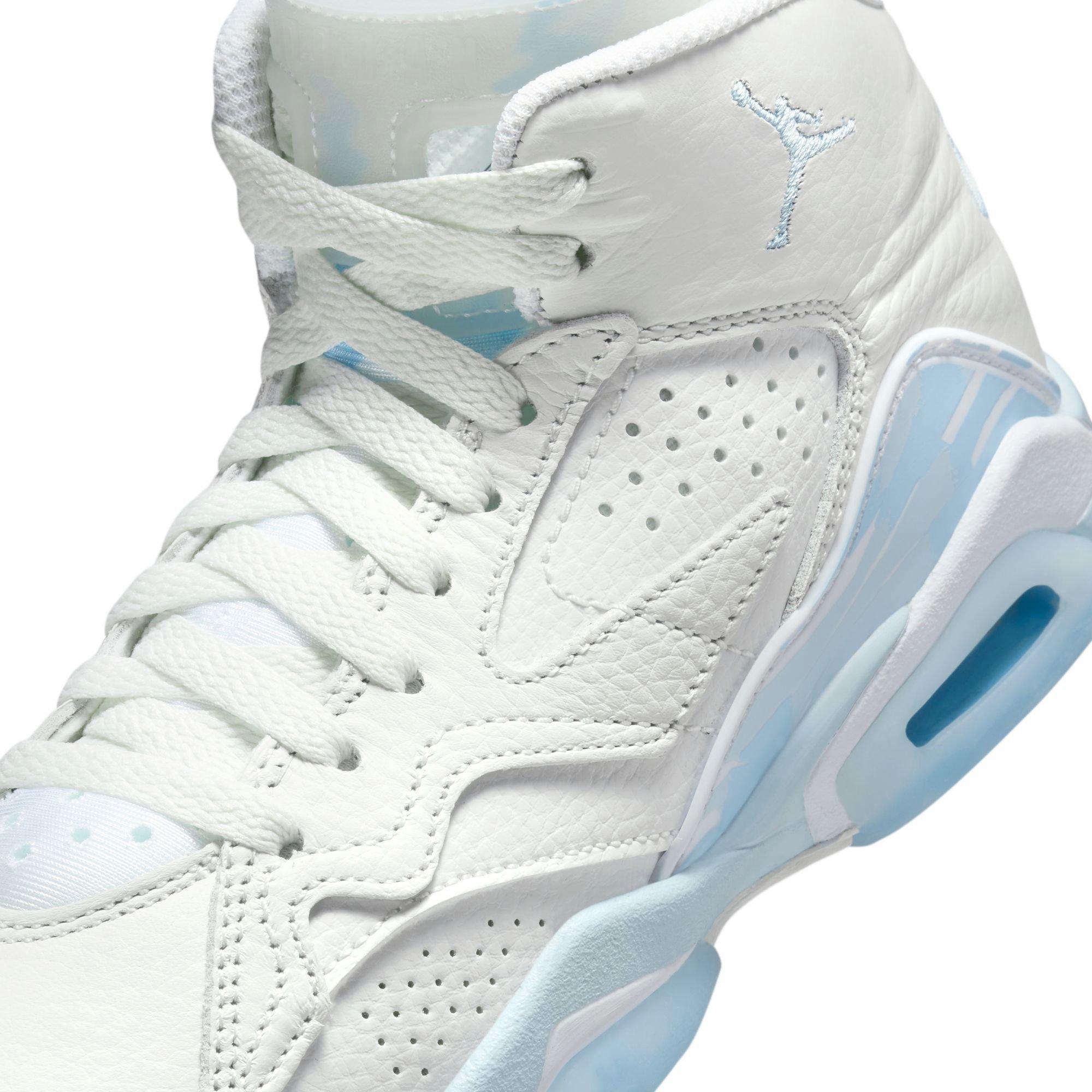 Jordan MVP Grade School Girls' "Summit White/Ice Blue/Blue Tint/White" Shoe