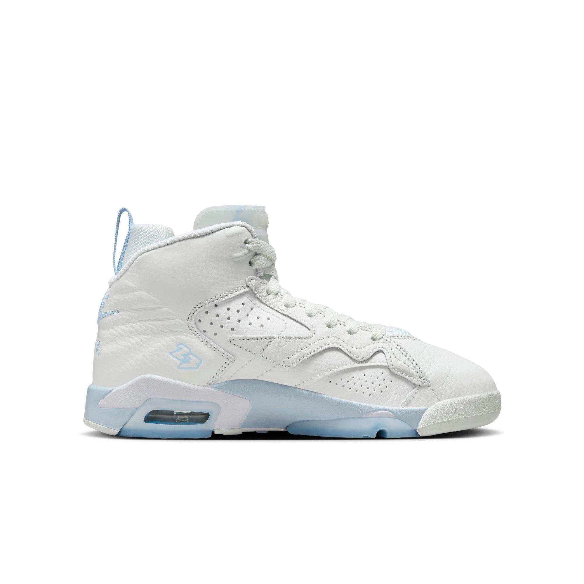 Jordan MVP Grade School Girls' "Summit White/Ice Blue/Blue Tint/White" Shoe