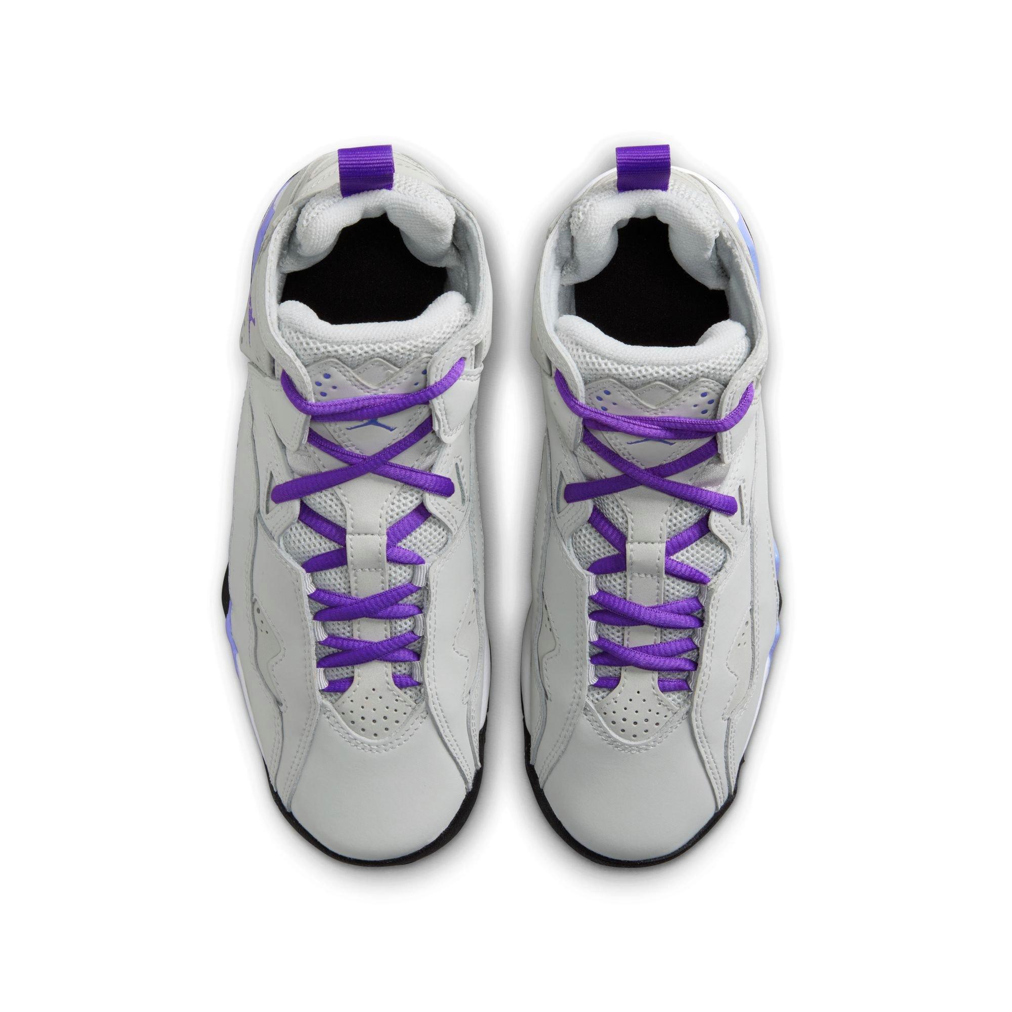 Jordan flight purple outlet and gray