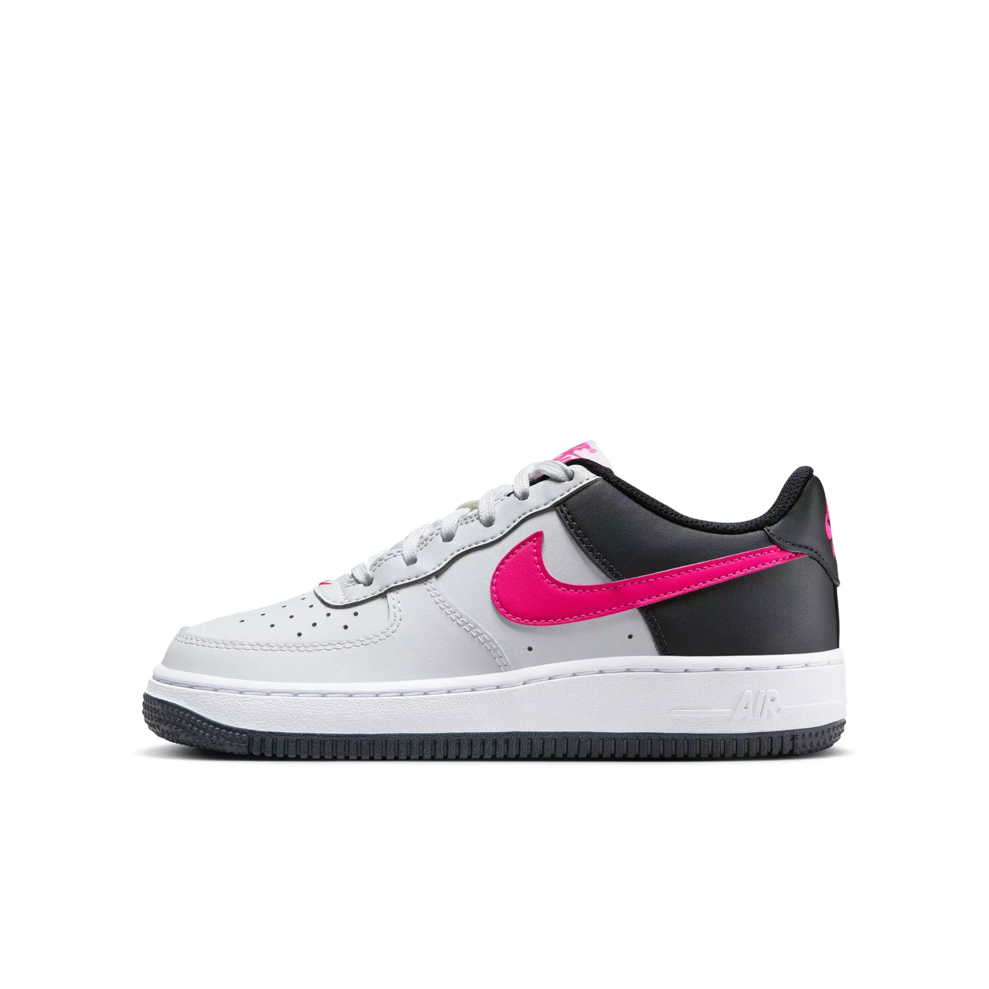 Nike Air Force 1 "White/Berry" Grade School Girls' Shoe - WHITE/PINK